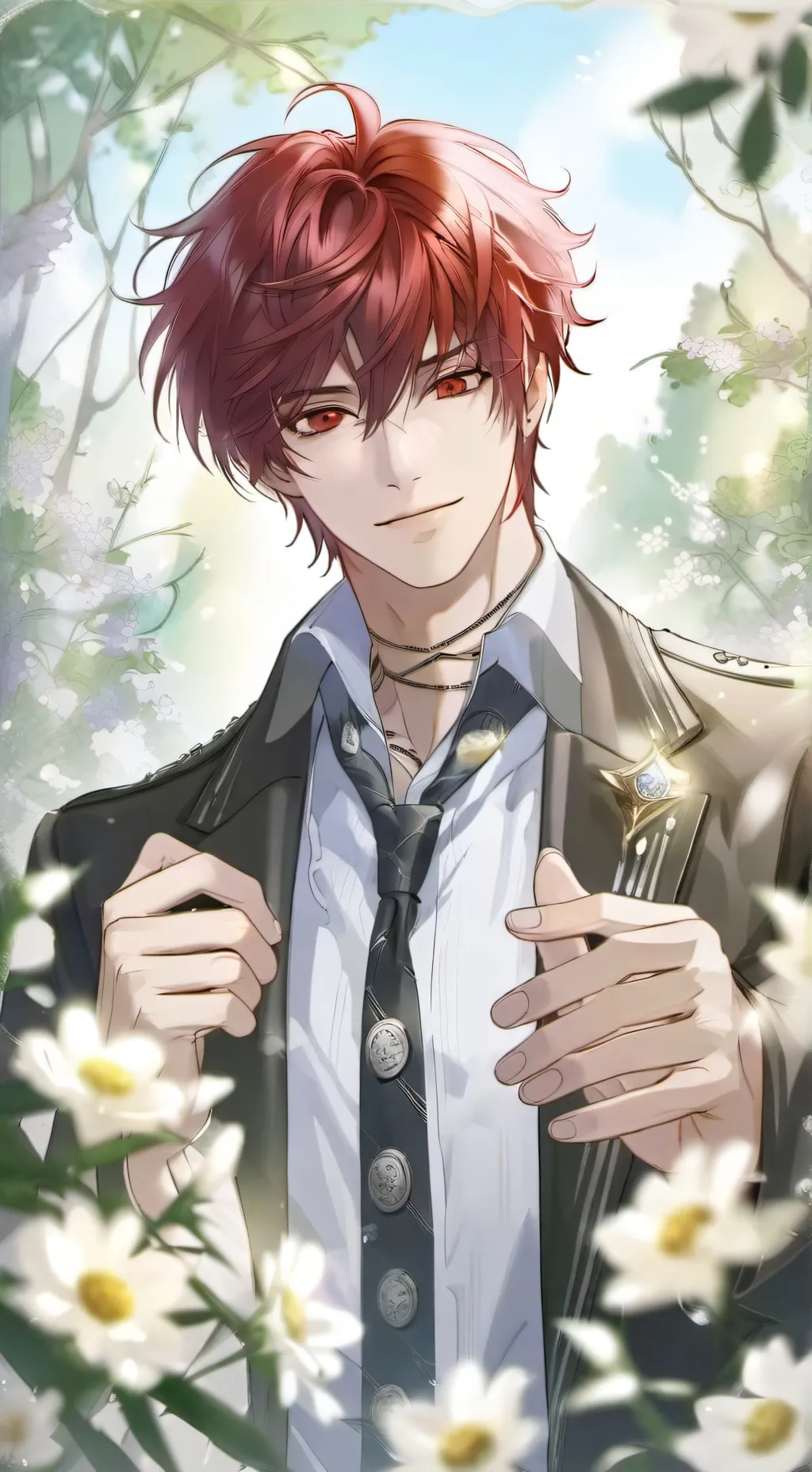 ai character: xavier♡ background