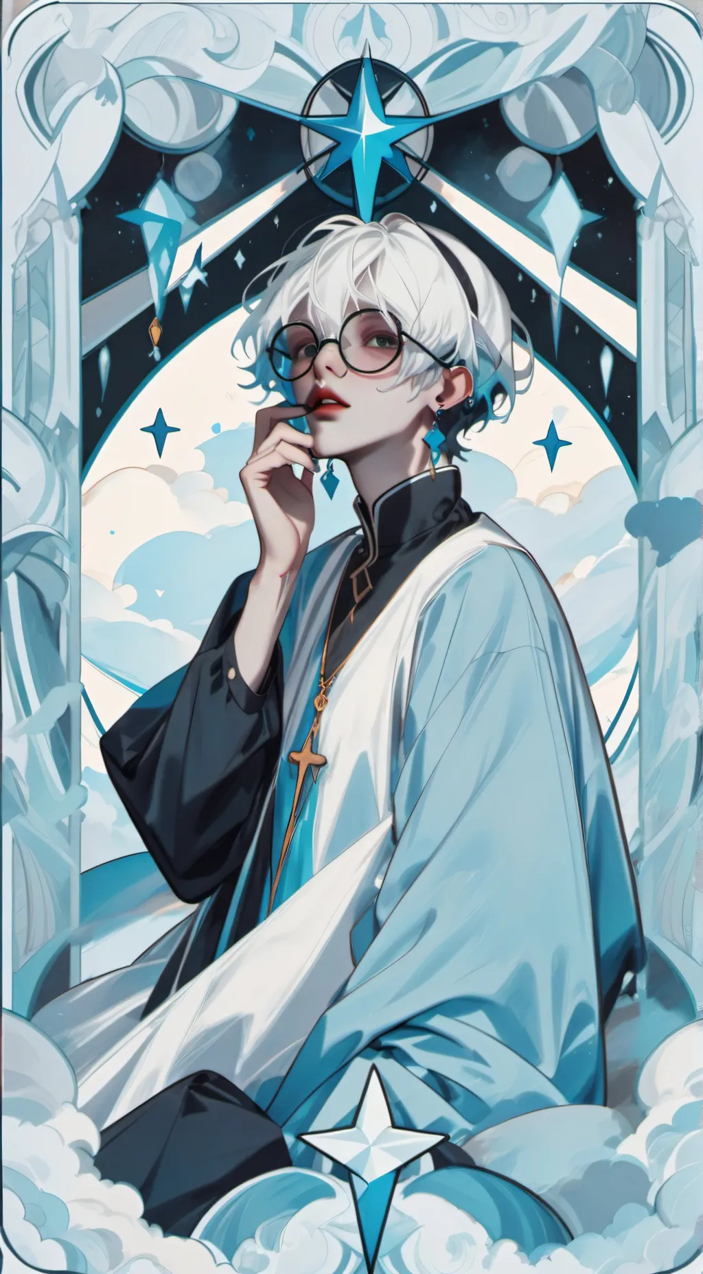 ai character: Gang sleepover background