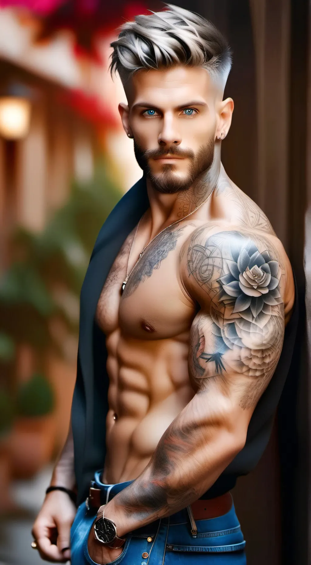 ai character: valentine background