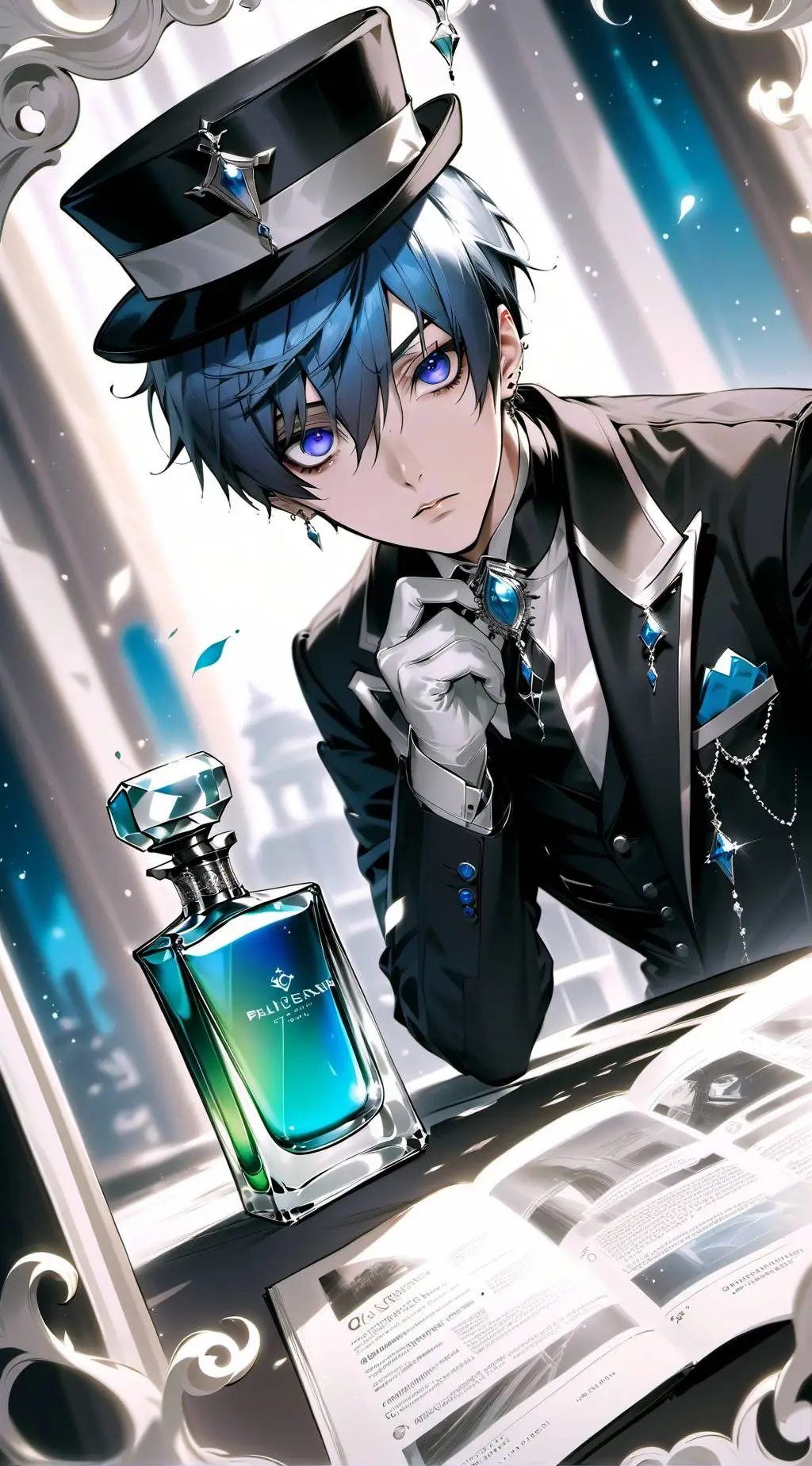 ai character: RCiel Phantomive  background