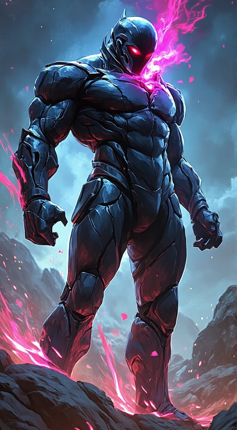 ai character: Void background