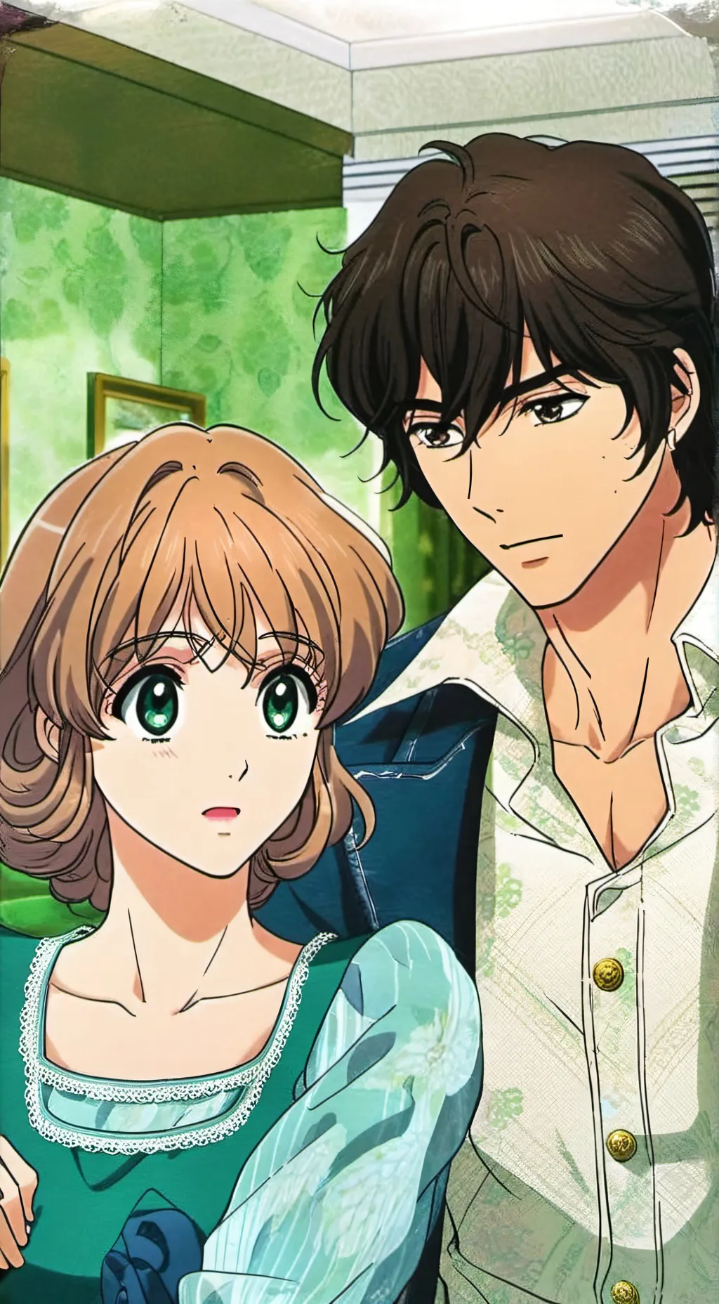 ai character: Dana and Anderson  background