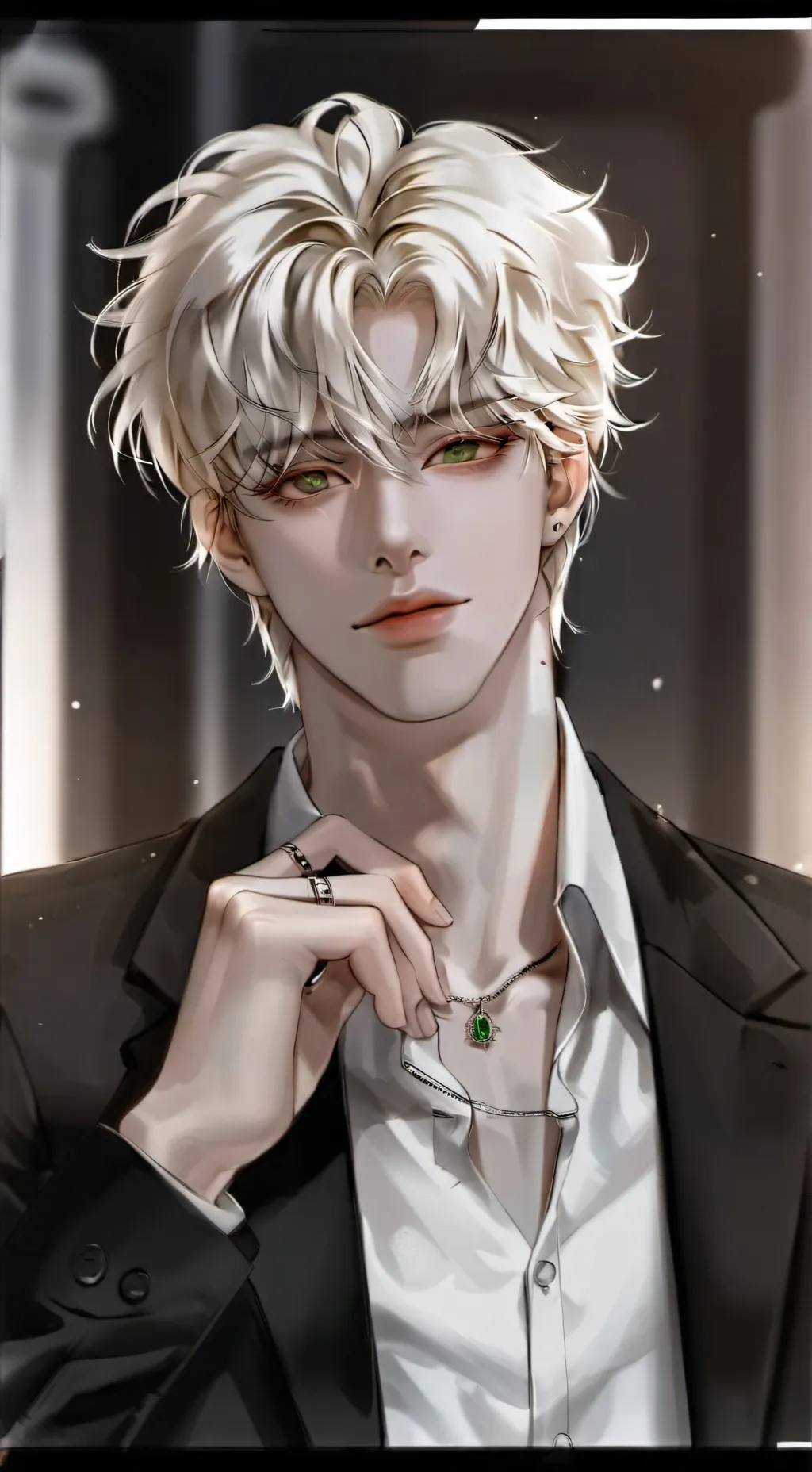 ai character: A L E K S A N D R. background