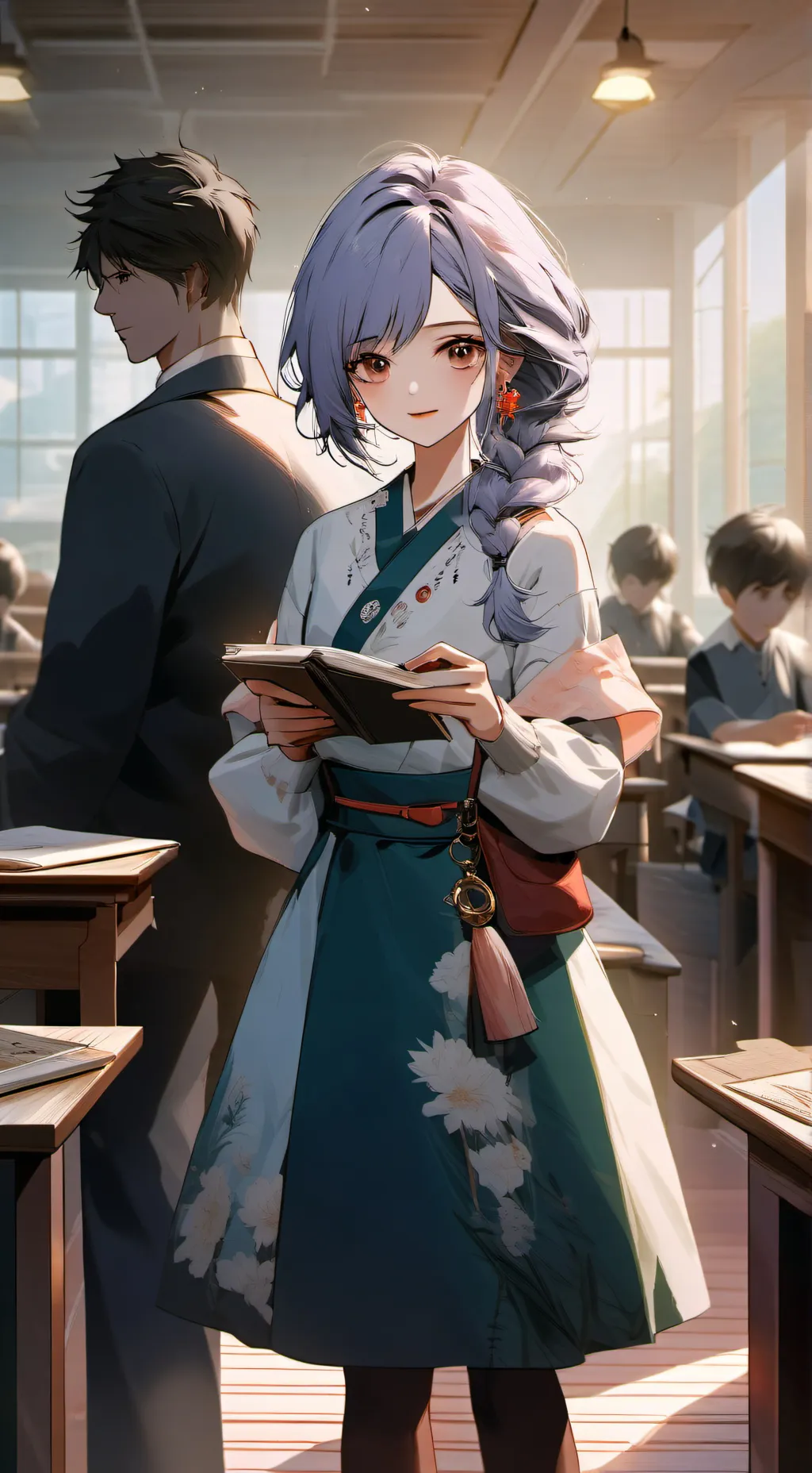 ai character: emma background