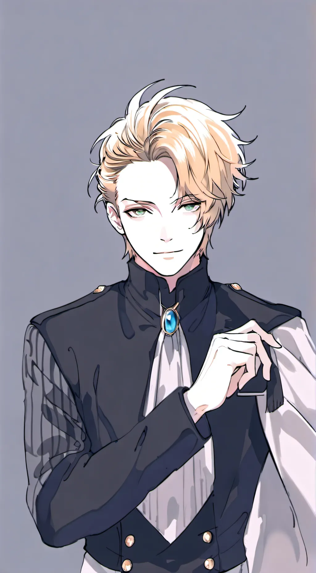 ai character: Leon  background