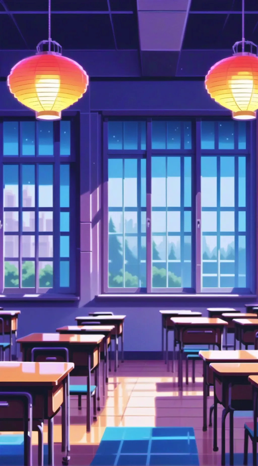 ai character: MHA ph meeting background