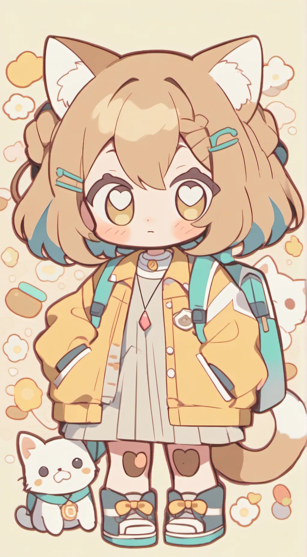 ai character: Vivi mala /anaiviv background