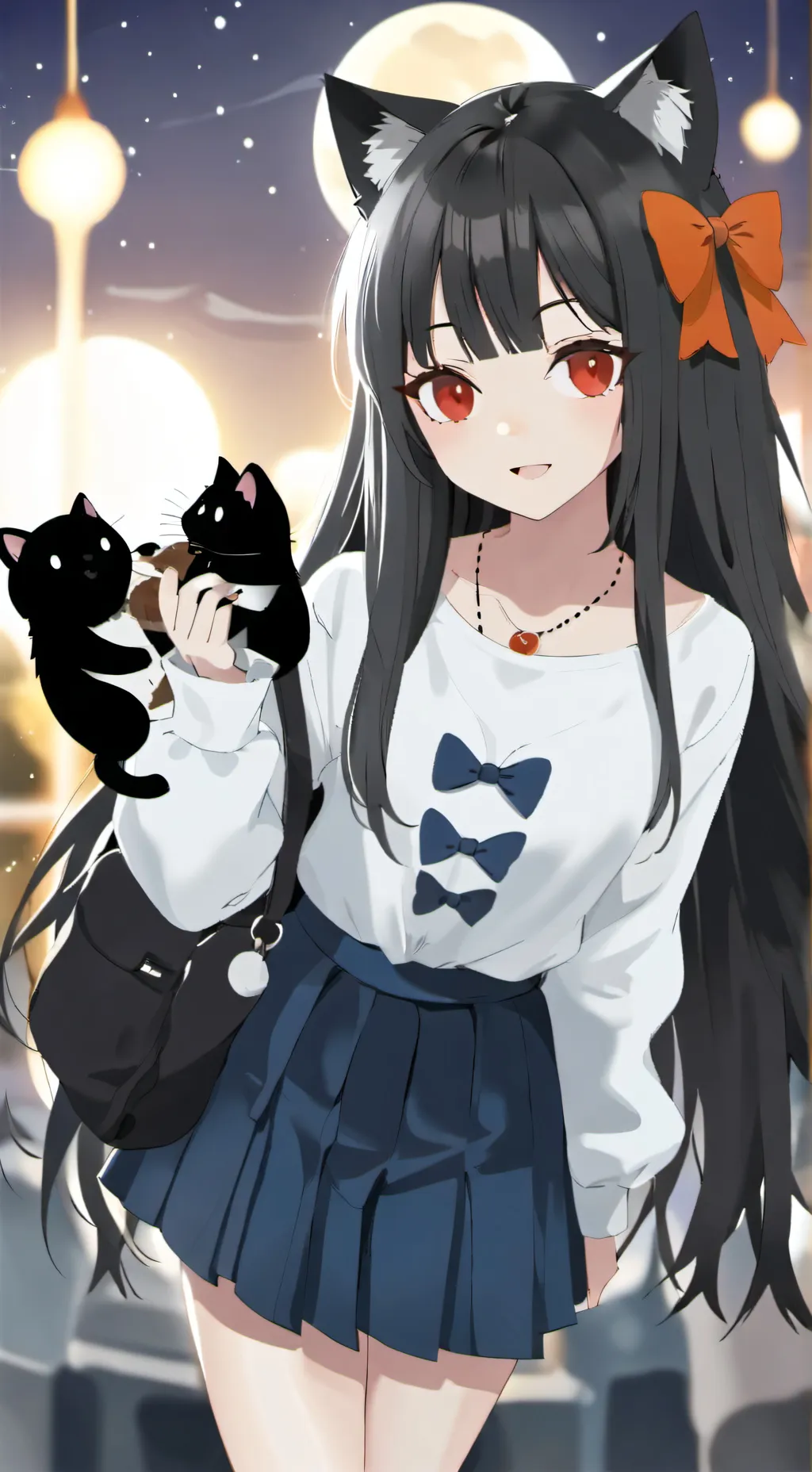 ai character: La Luna Oscura background