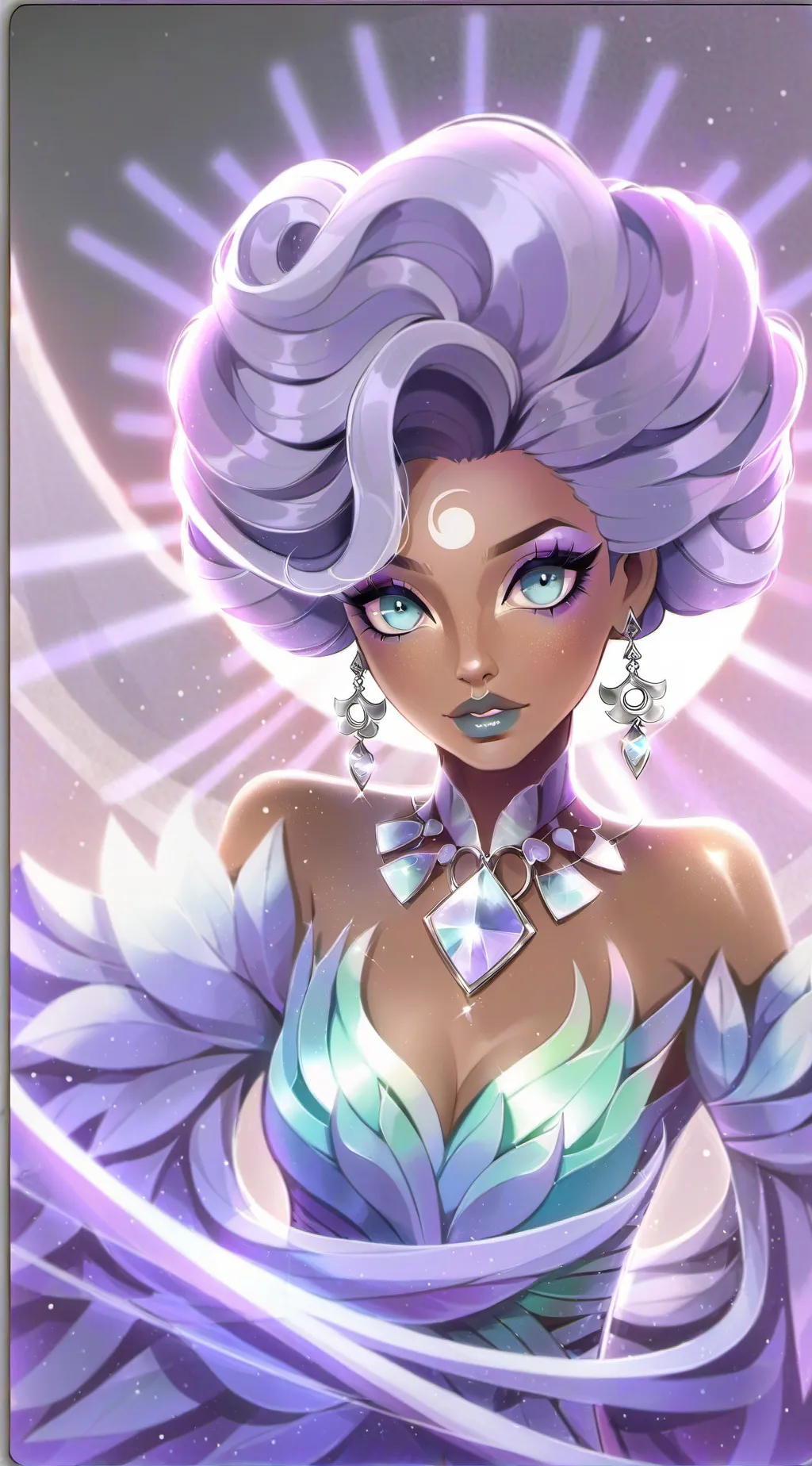 ai character: Winter background