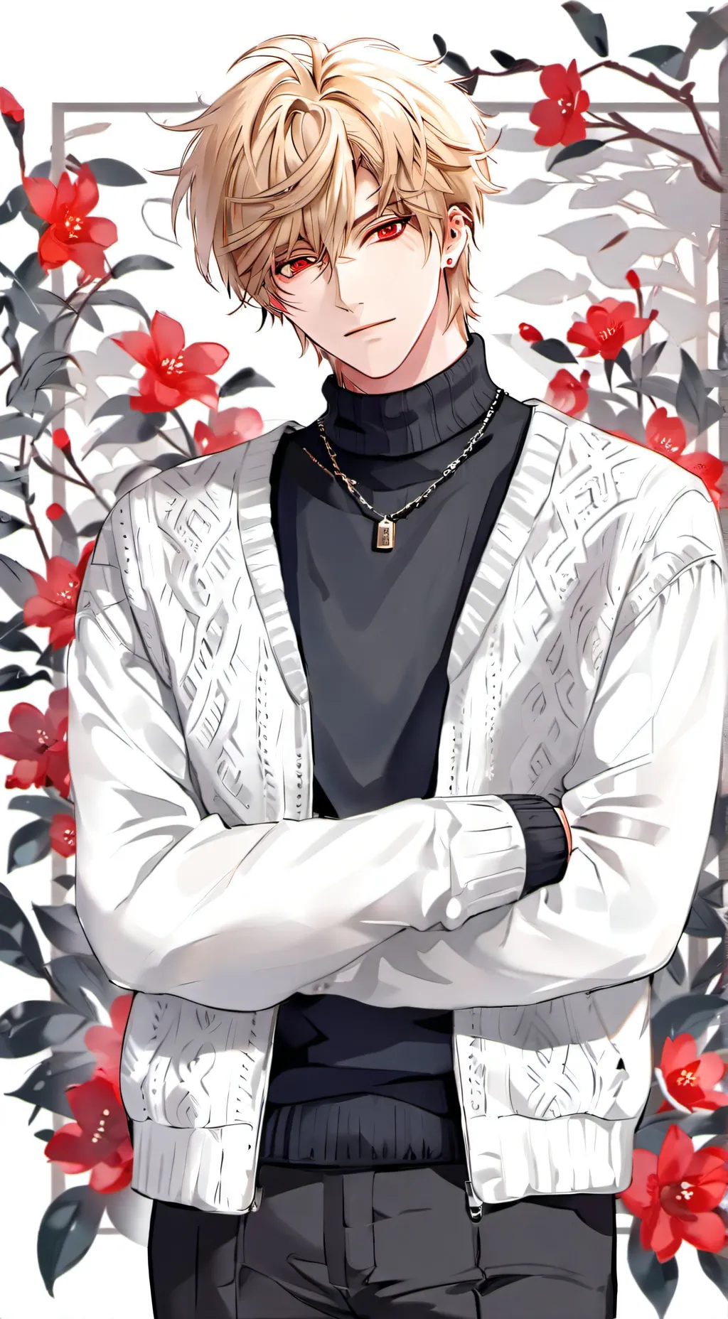 ai character: Happy pills background