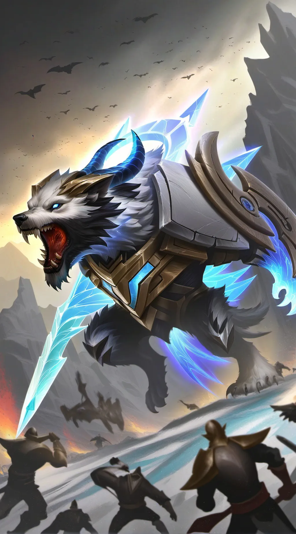 ai character: fight background