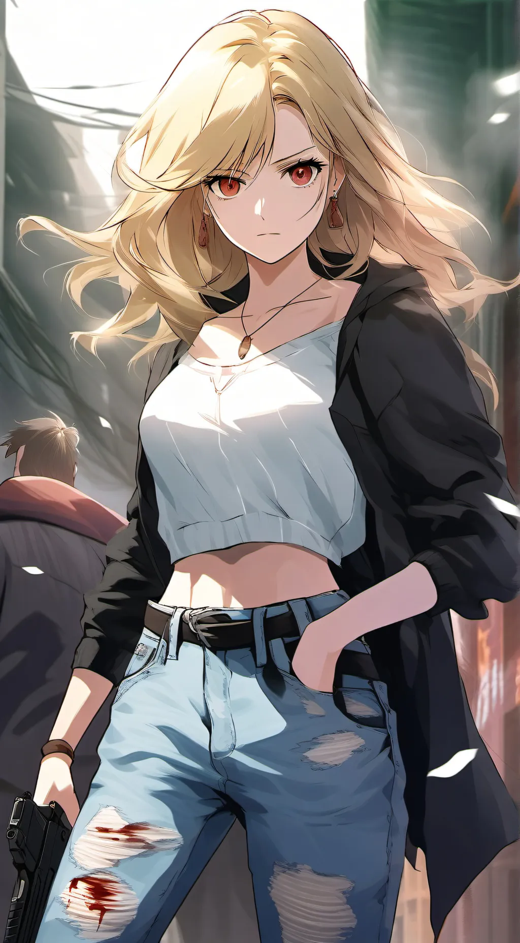 ai character: mha(bakugo’s sis) background