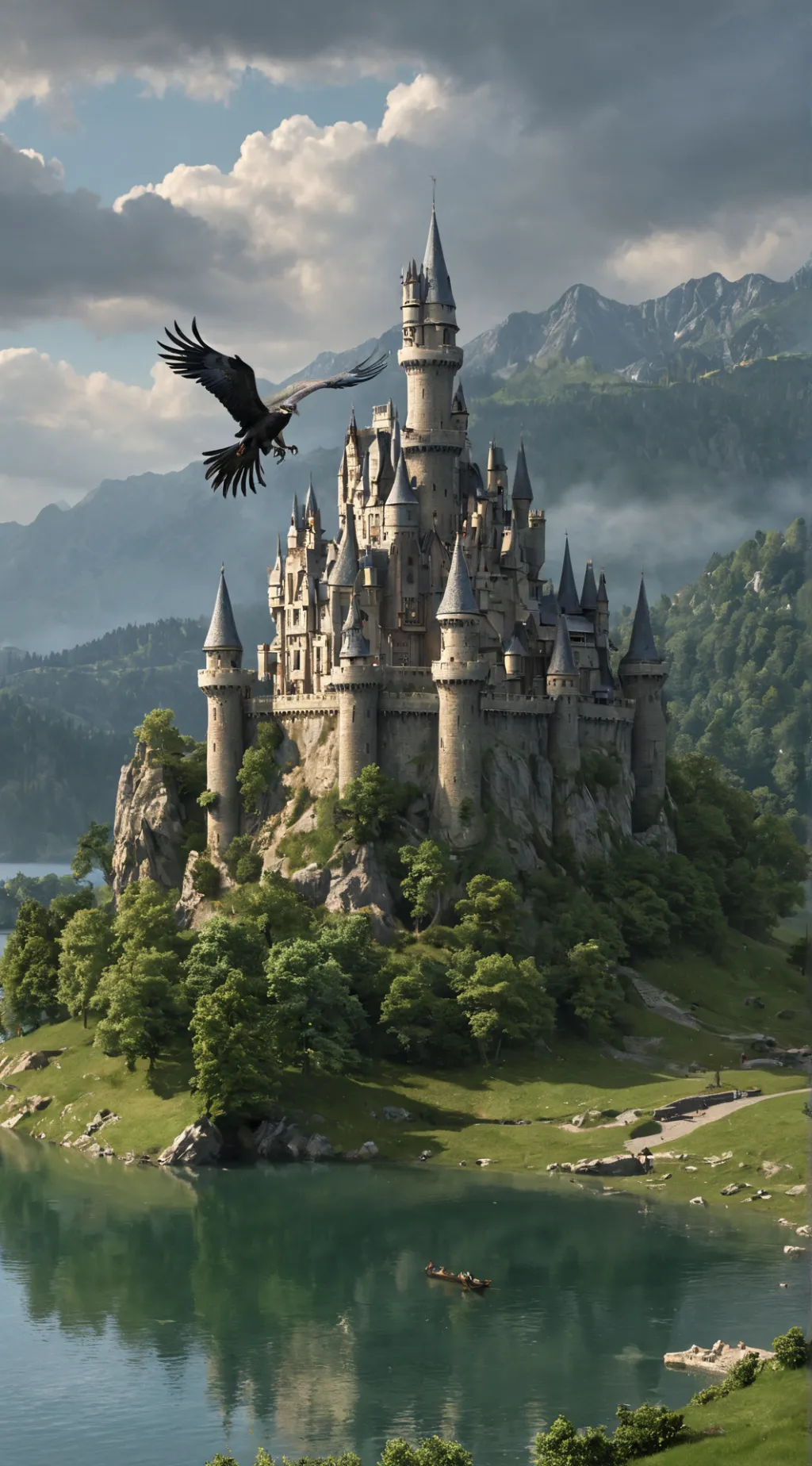 ai character: Hogwarts  background