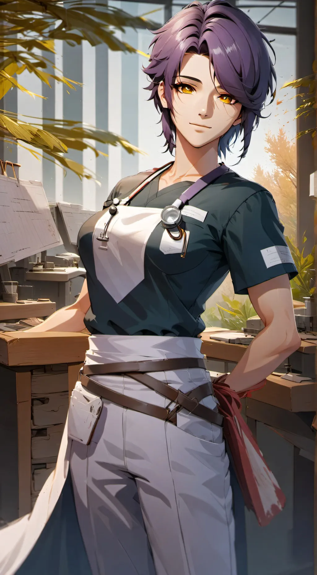 ai character: Riley  background