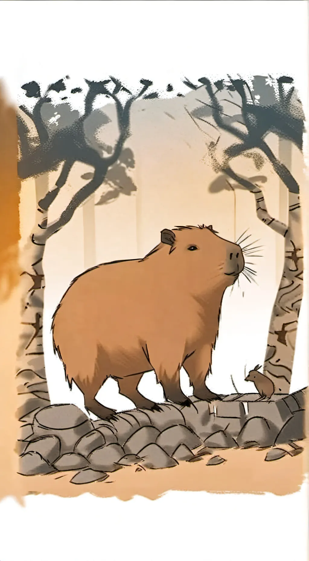 ai character: Capybara background