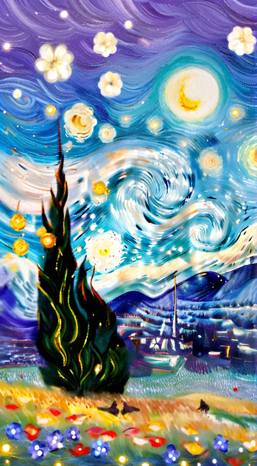 ai character: bfdl sleep over  background