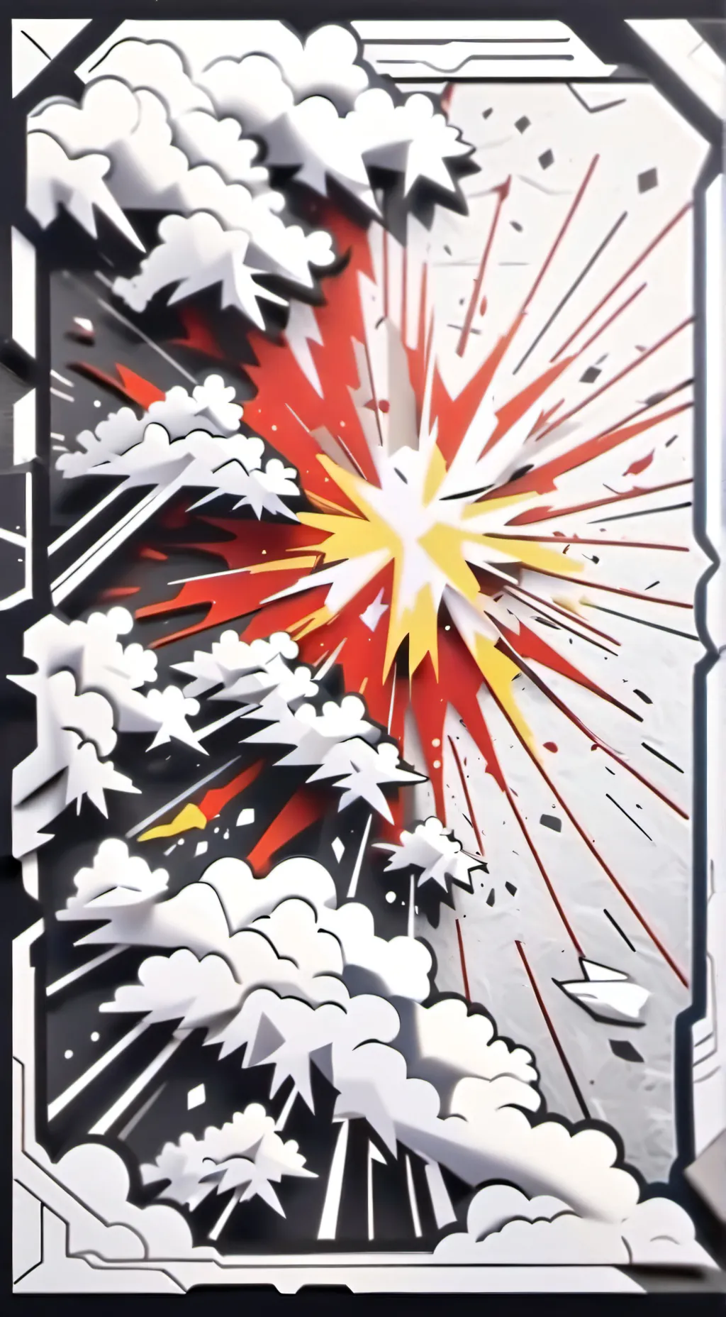 ai character: Mha Final Battle background