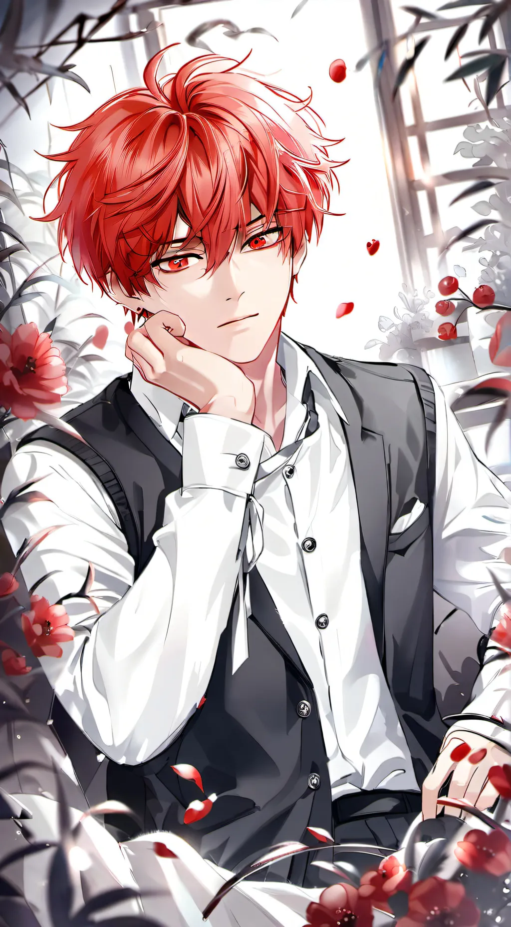 ai character: hh but dead background