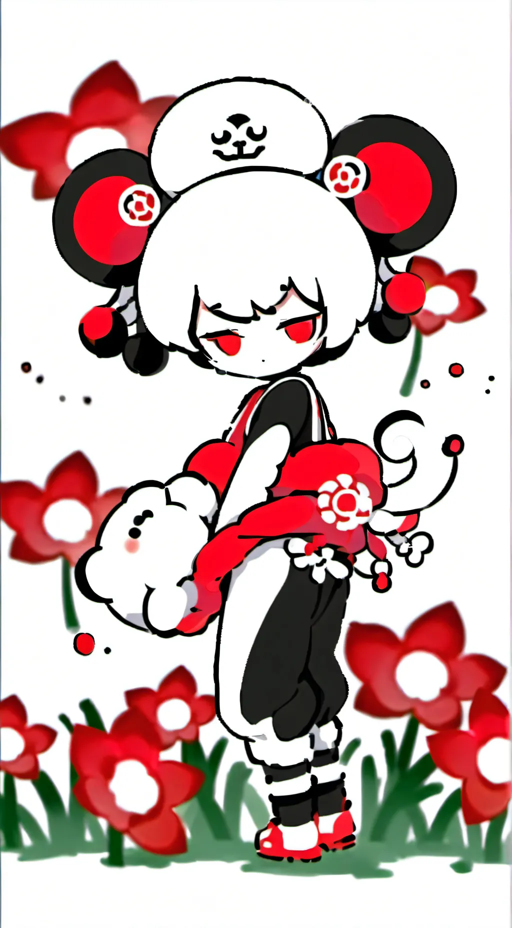 ai character: sproutii sprout :3 background