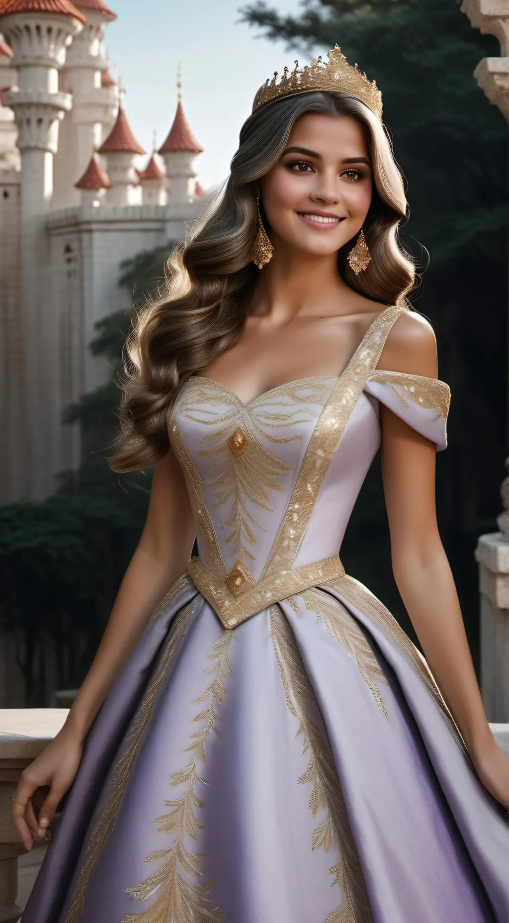 ai character: Queen Charlotte background