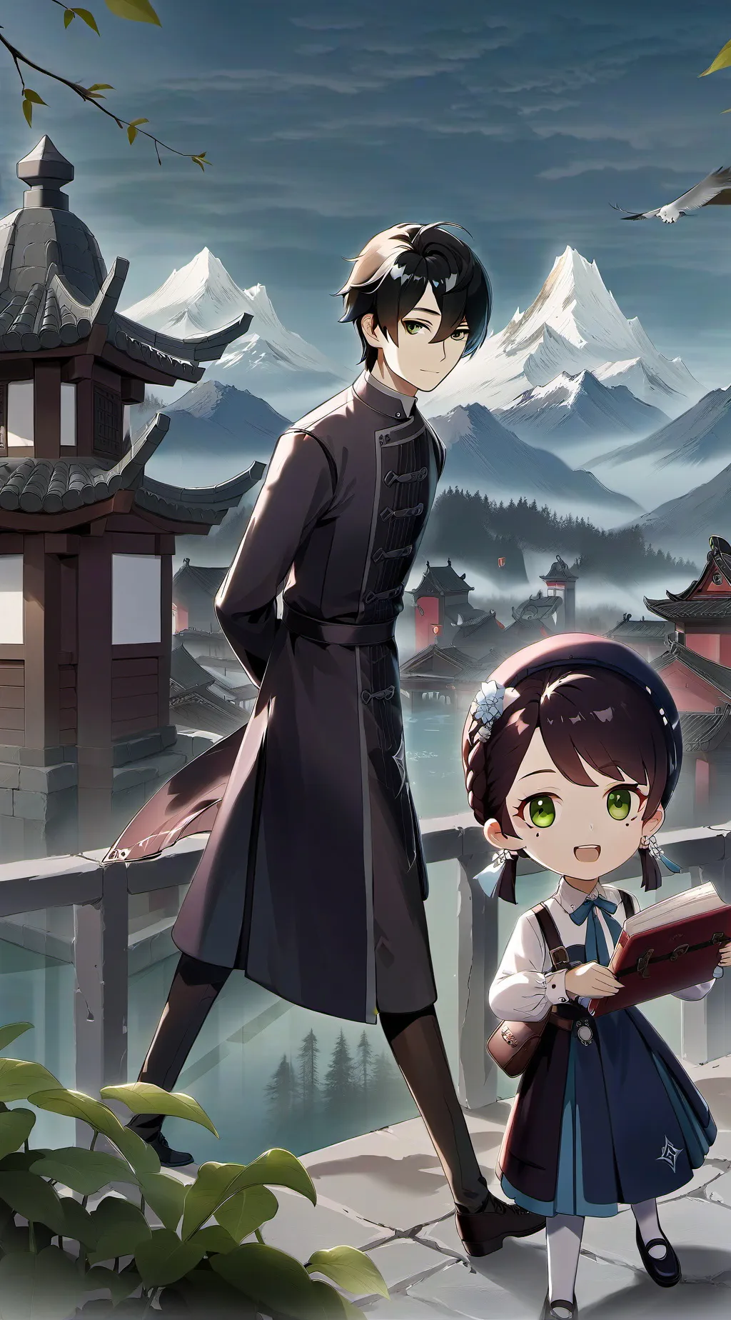 ai character: murder drones background