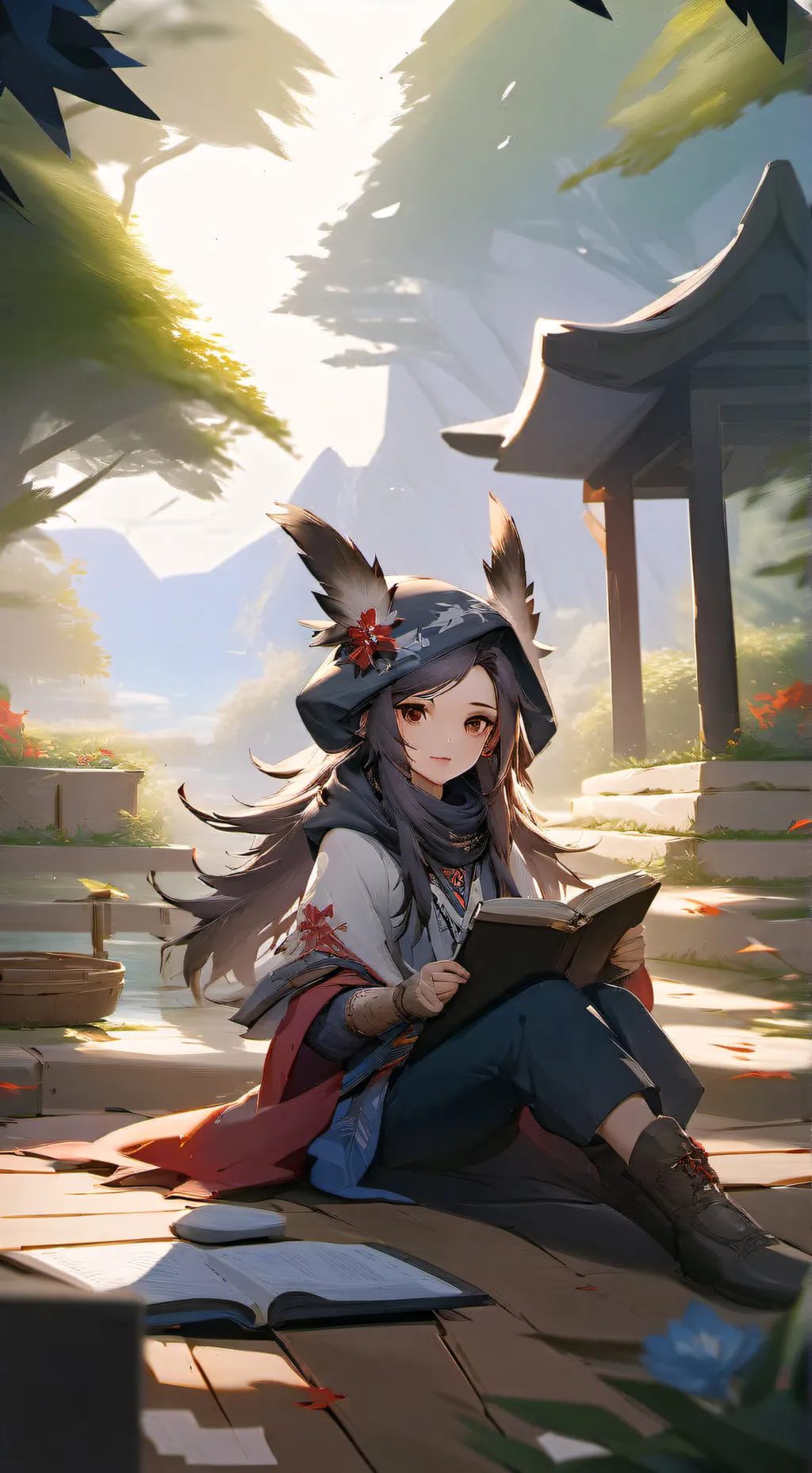 ai character: ✨😺shiny kitty background