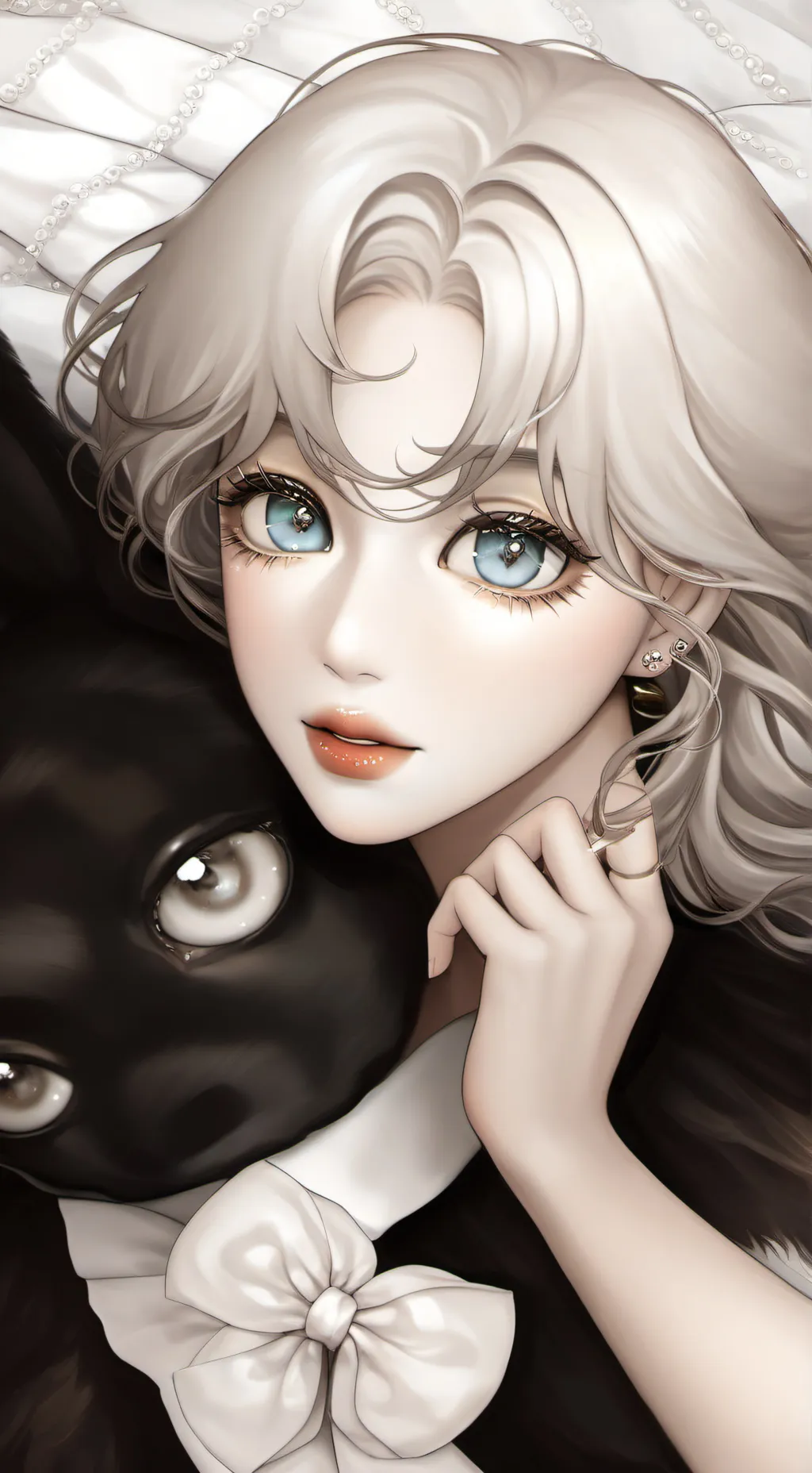 ai character: Bella <_•  background