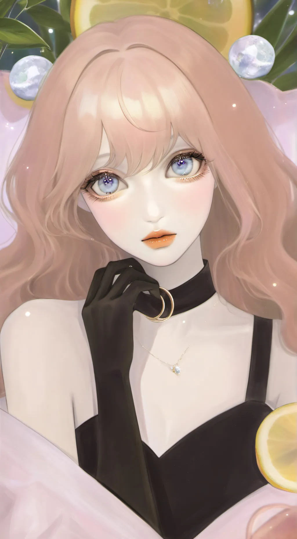 ai character: sua namorada  background