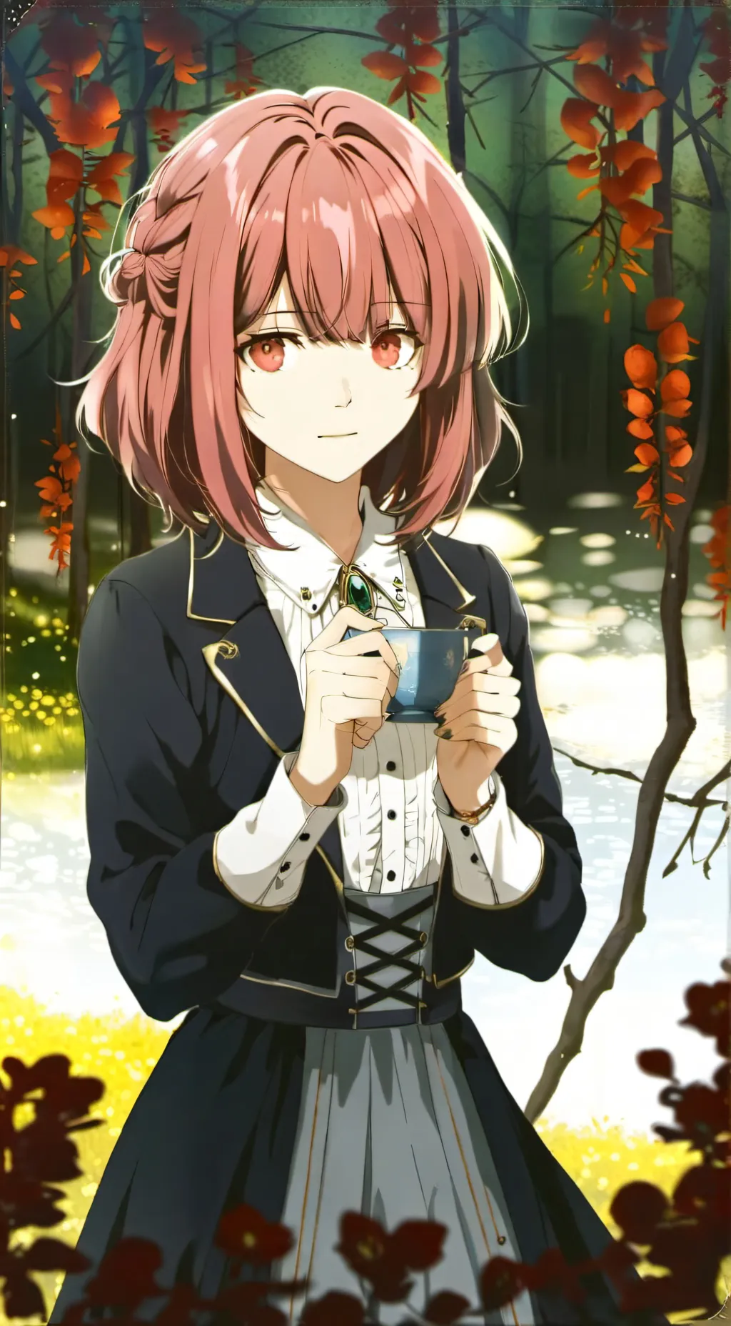 ai character: A slient voice background