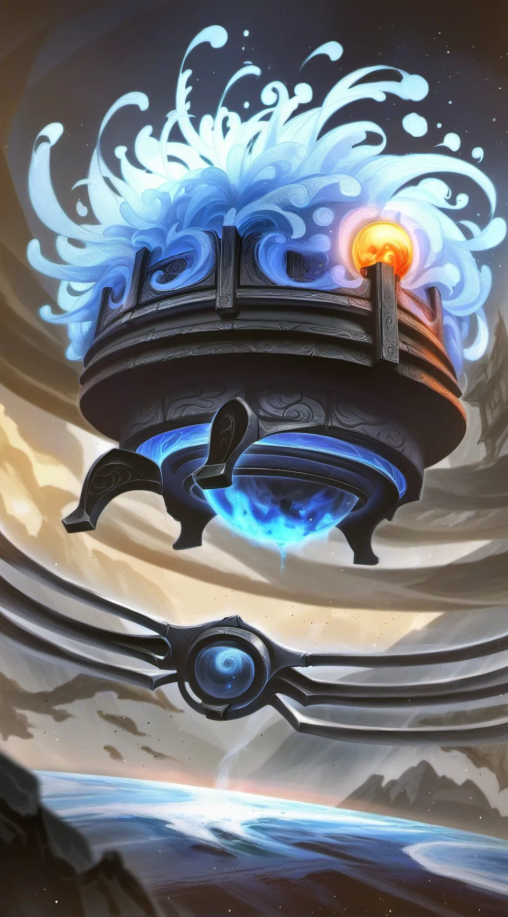 ai character: a fart background