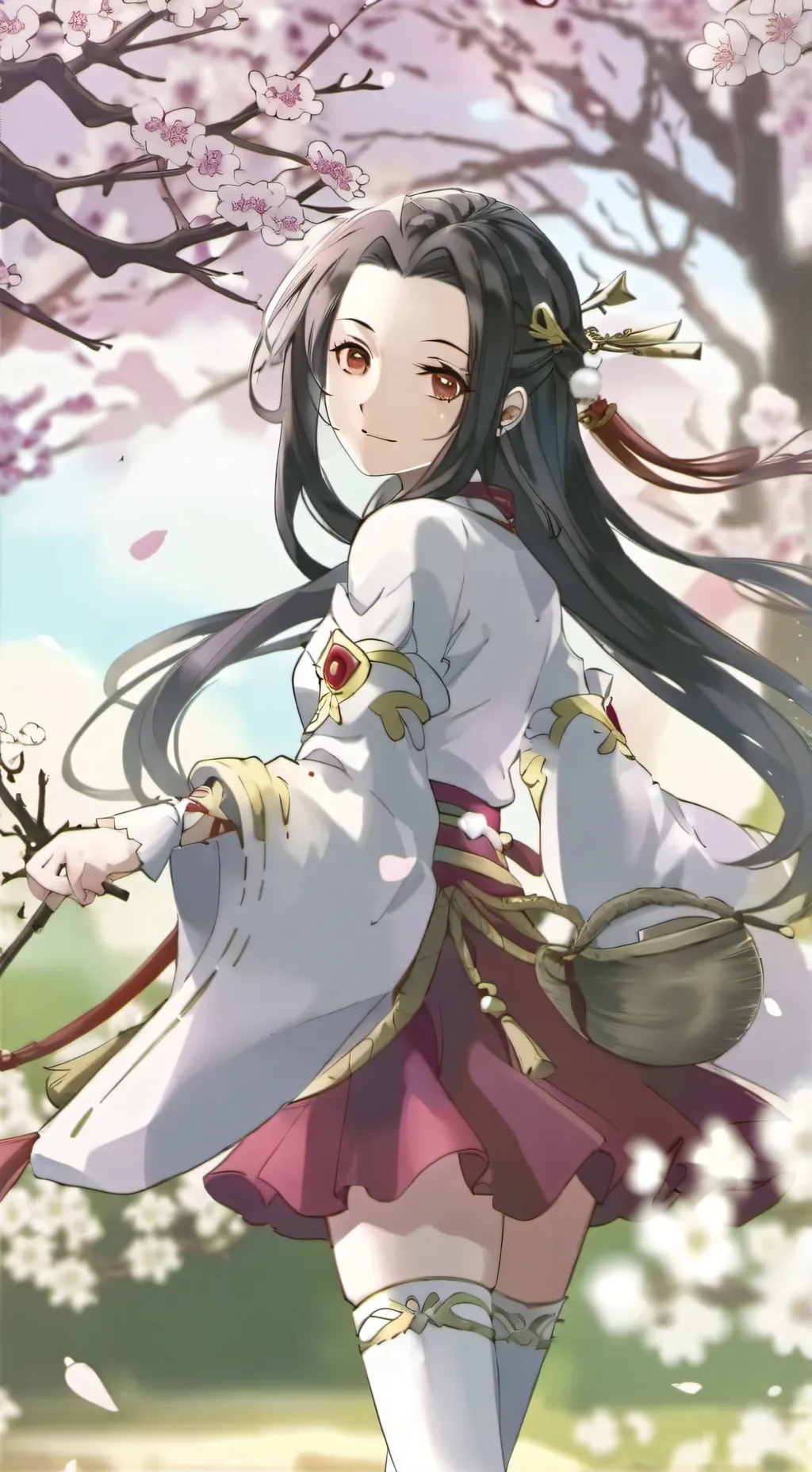 ai character: Nezuko KAMADO  background