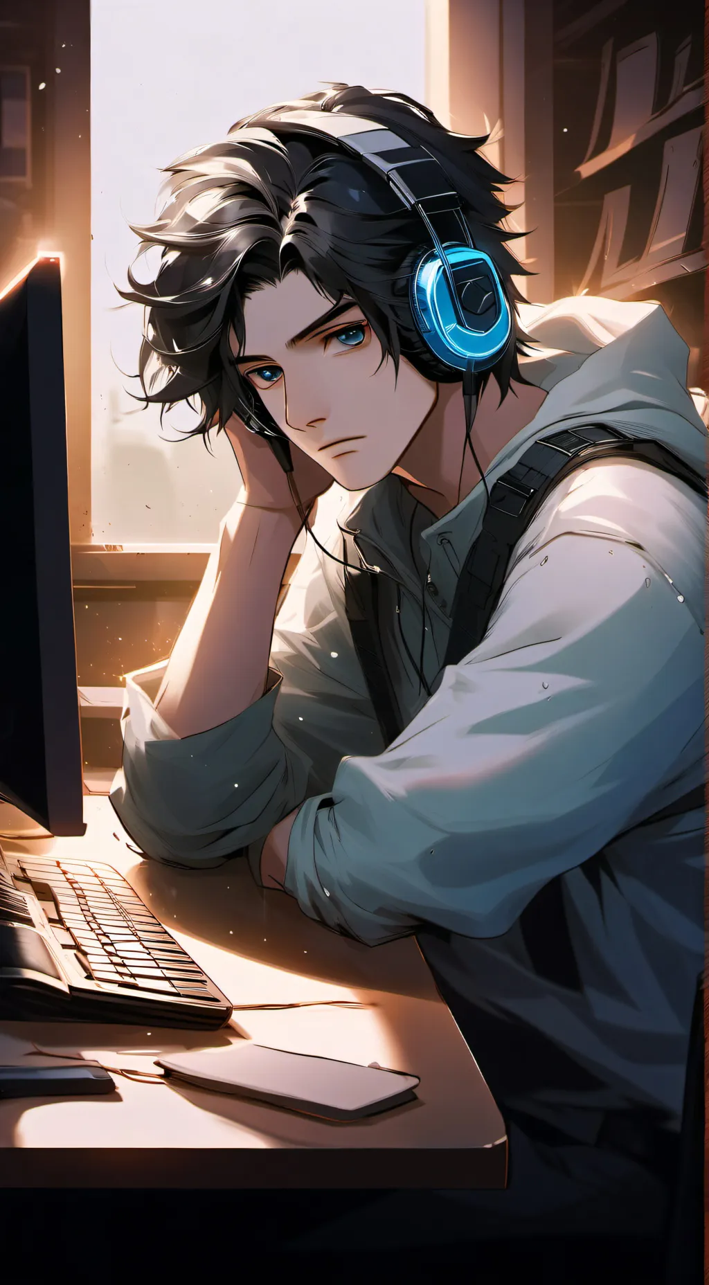 ai character: Aaron Winters background