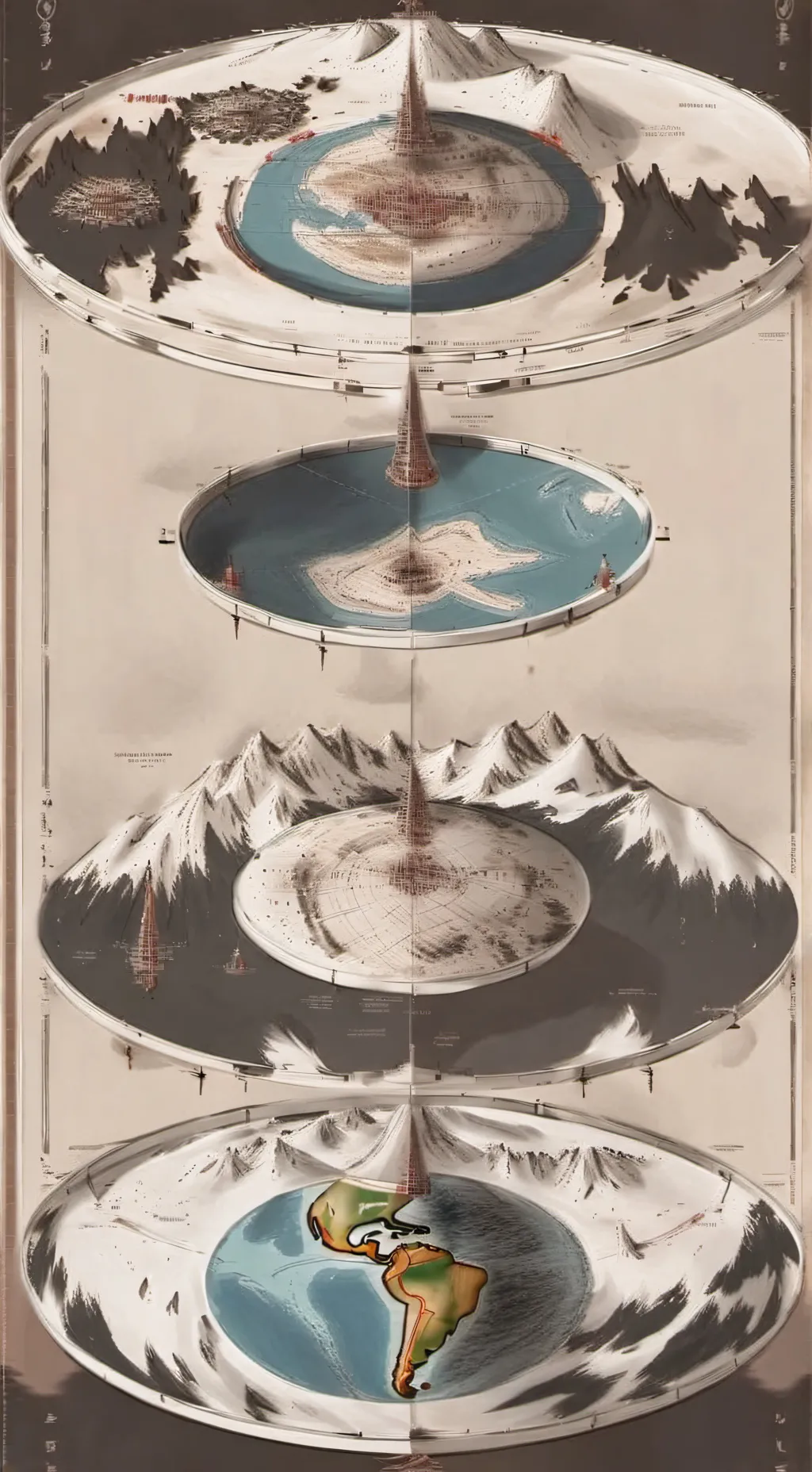 ai character: Flat Earth background