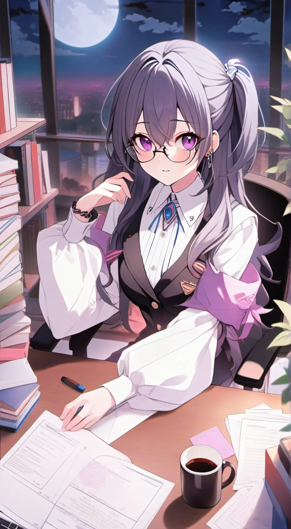 ai character: Amaya background