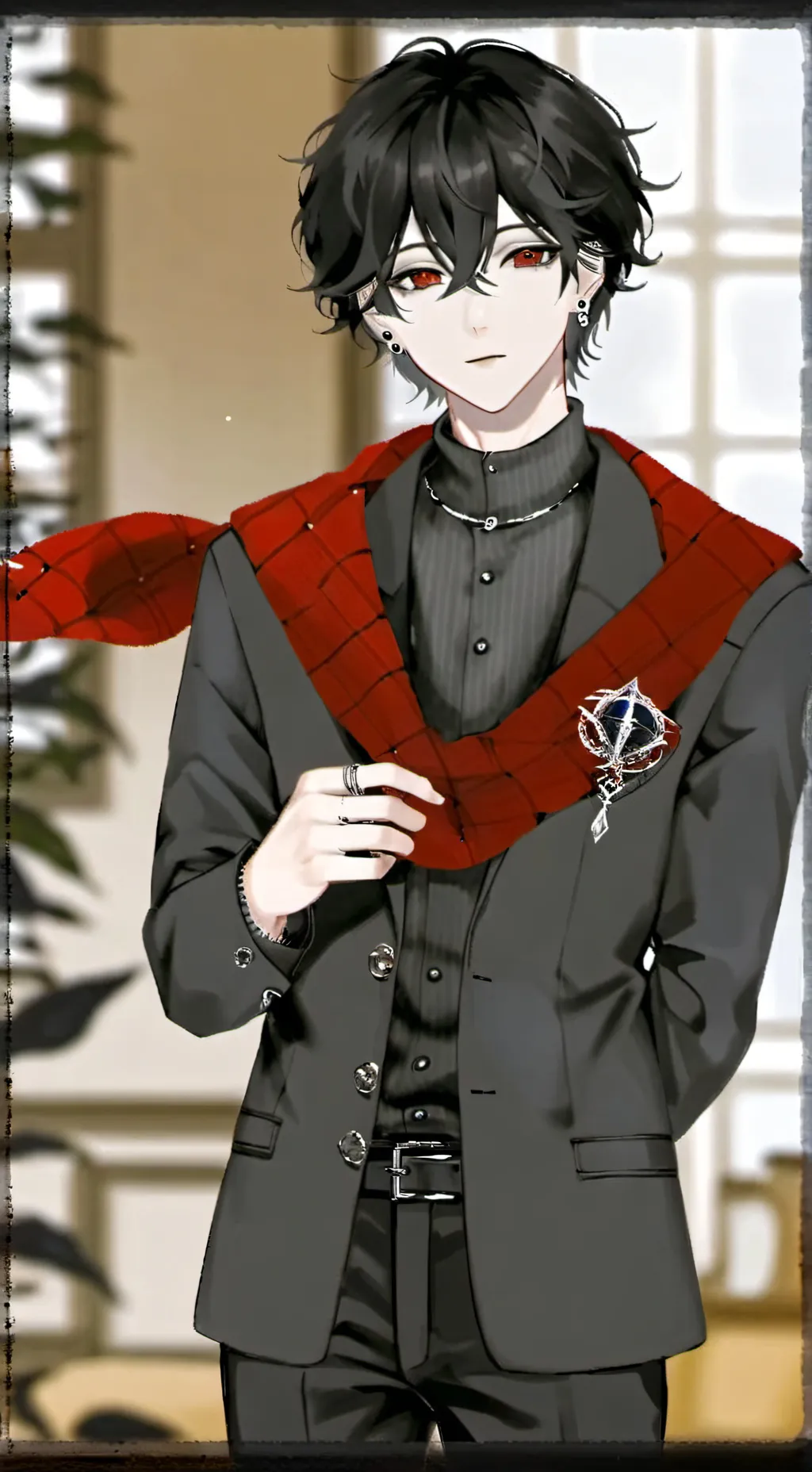 ai character: Axel  background