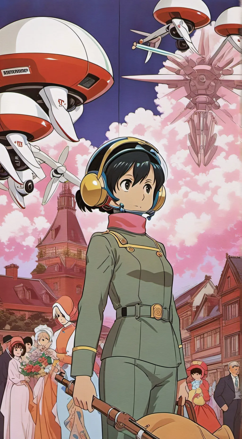 ai character: Murder drones  background