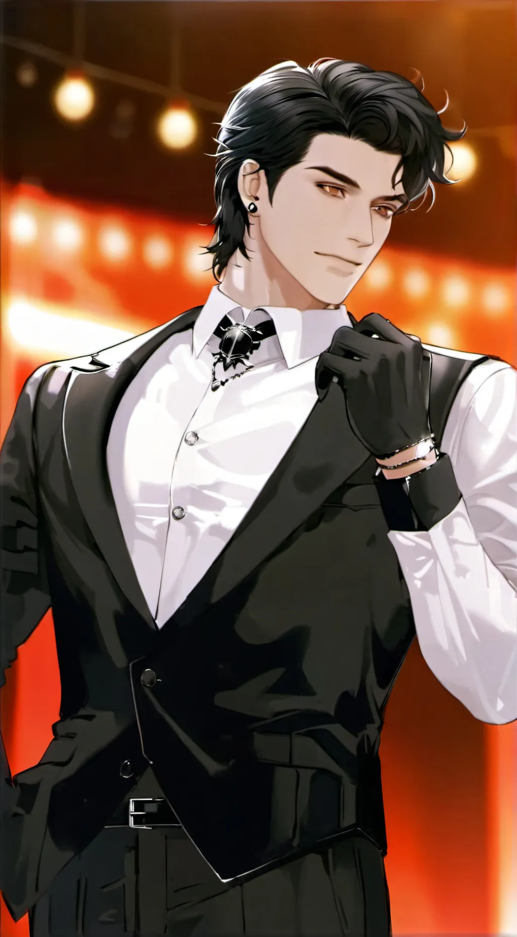 ai character: David Wonsen  background