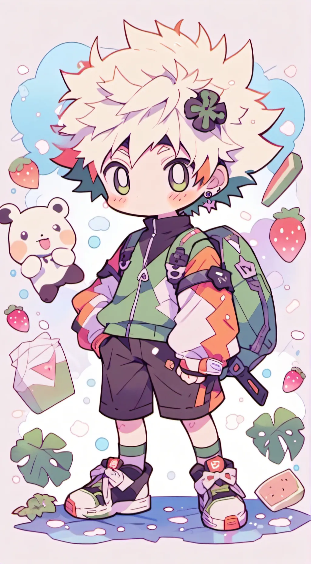 ai character: bakugo background