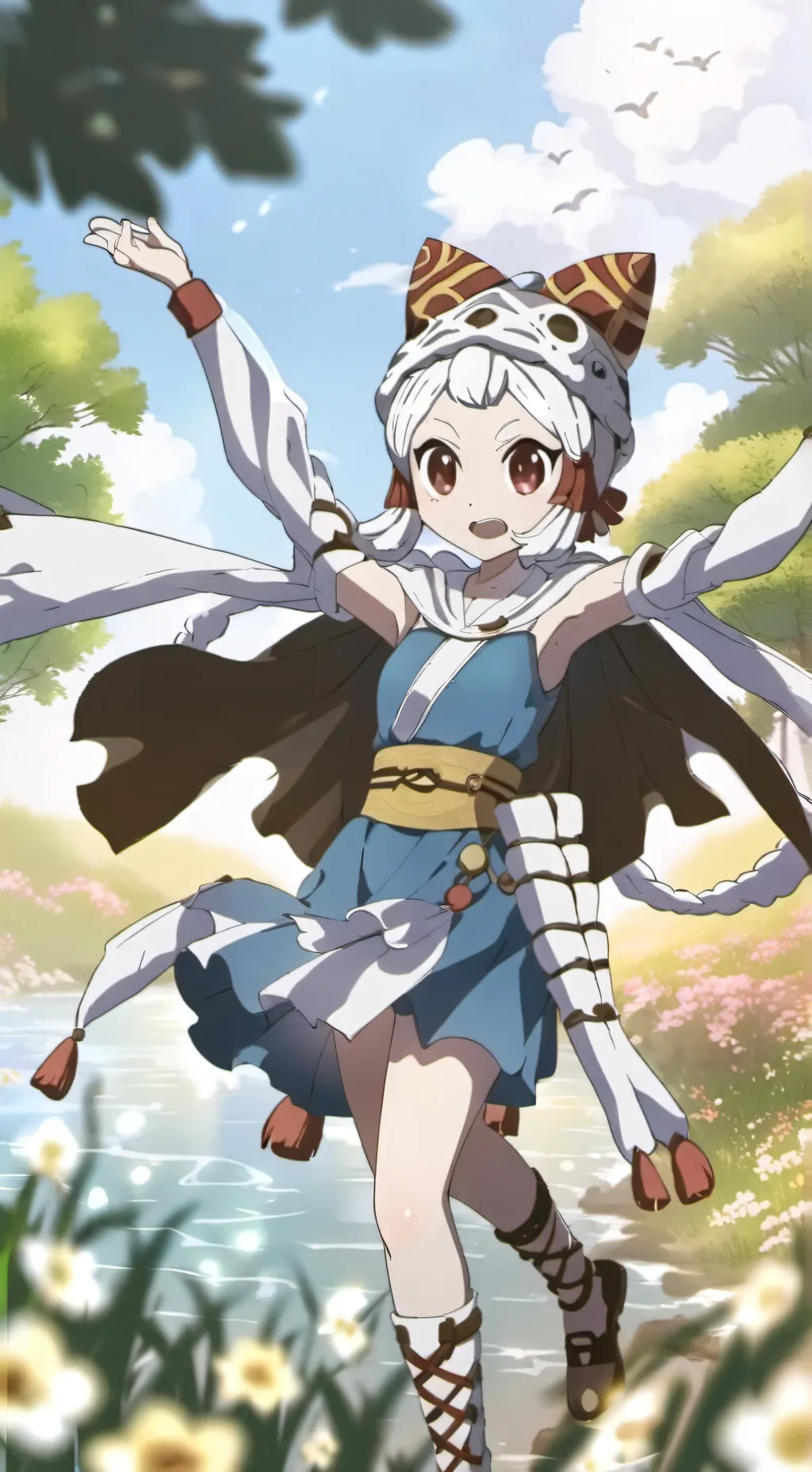 ai character: shrimpo x Tisha  background