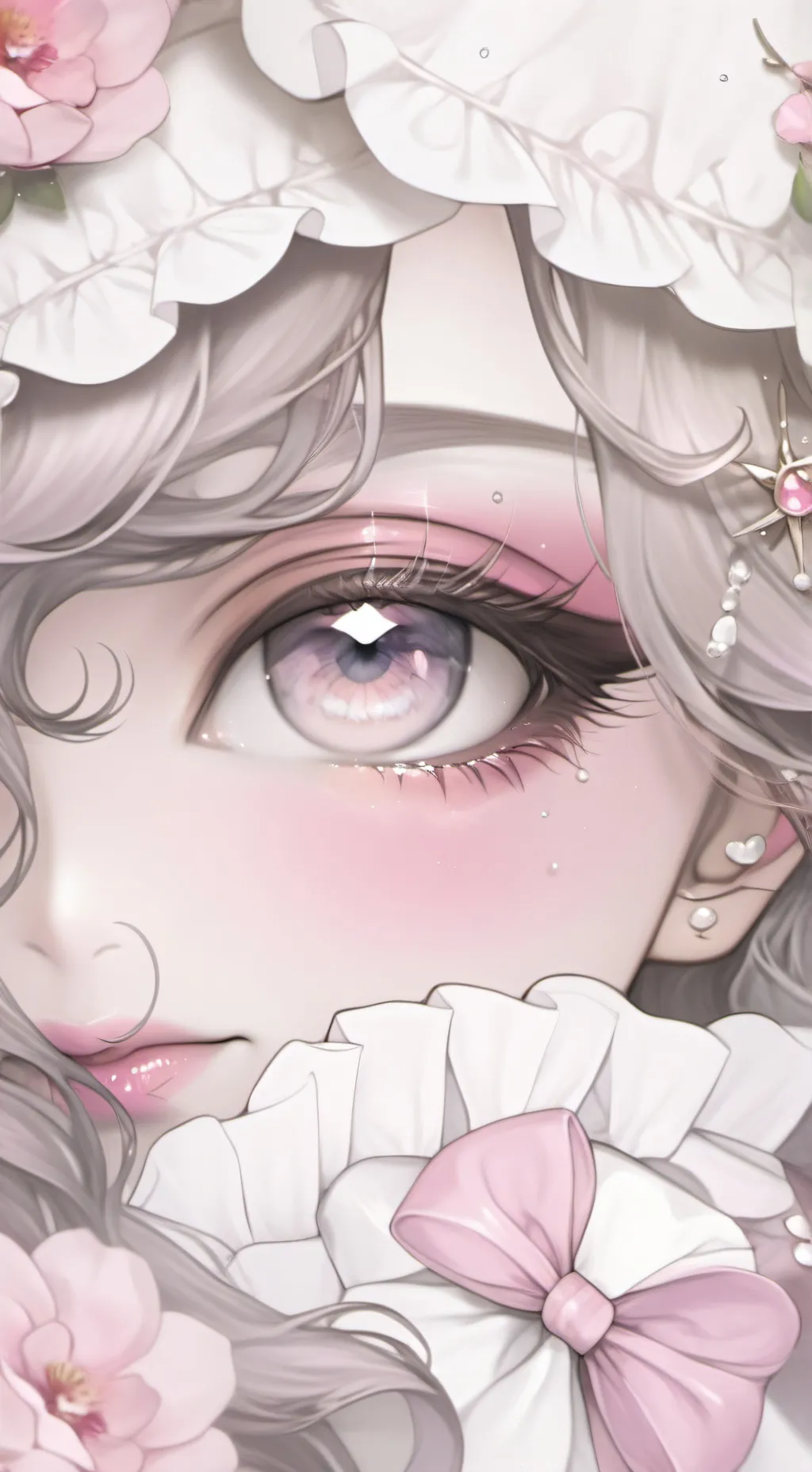 ai character: Macaroon background