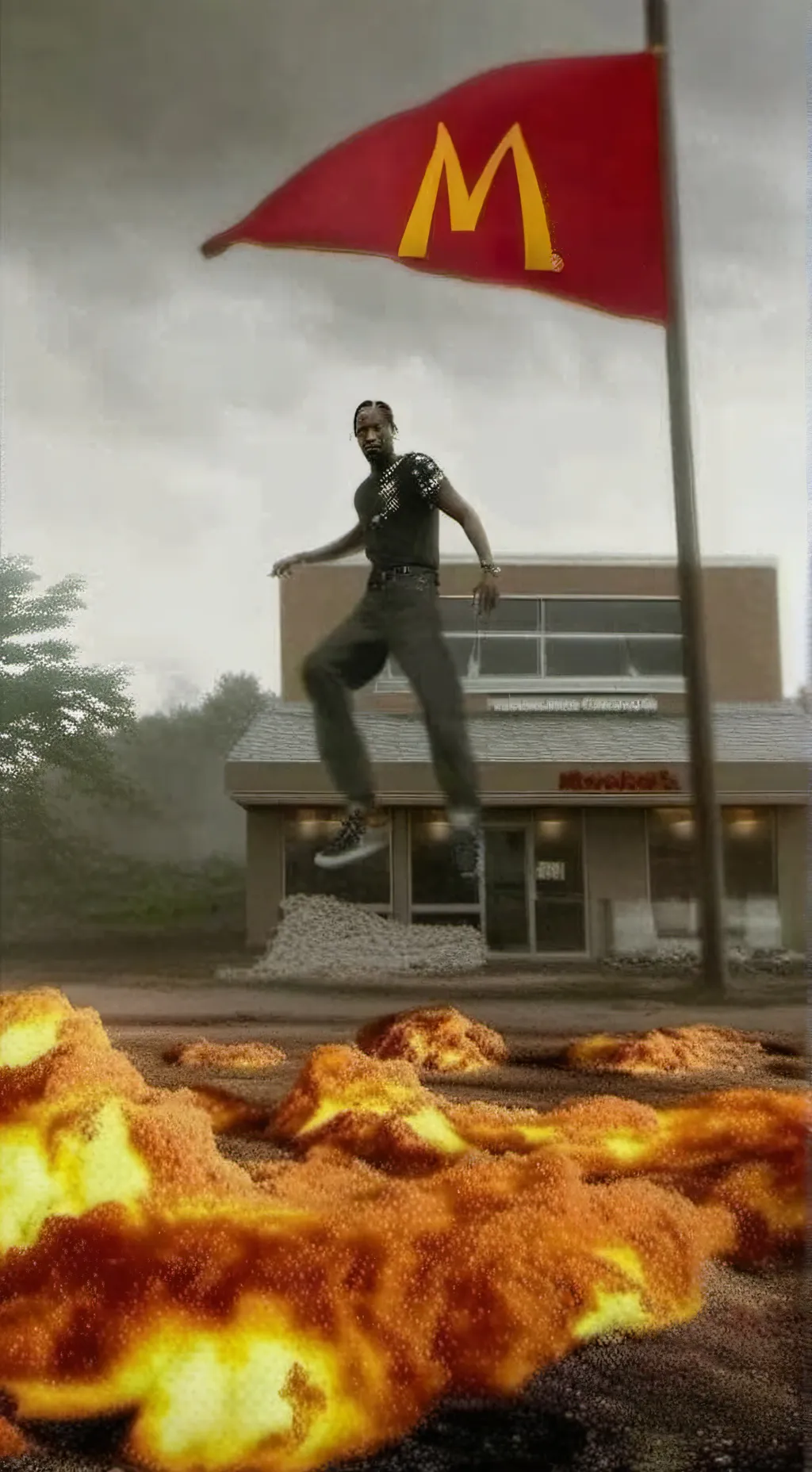 ai character: travis scott background