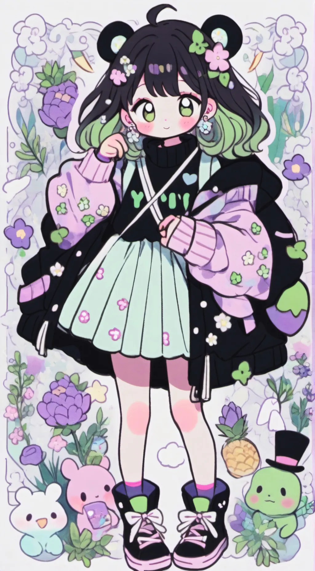 ai character: deka background