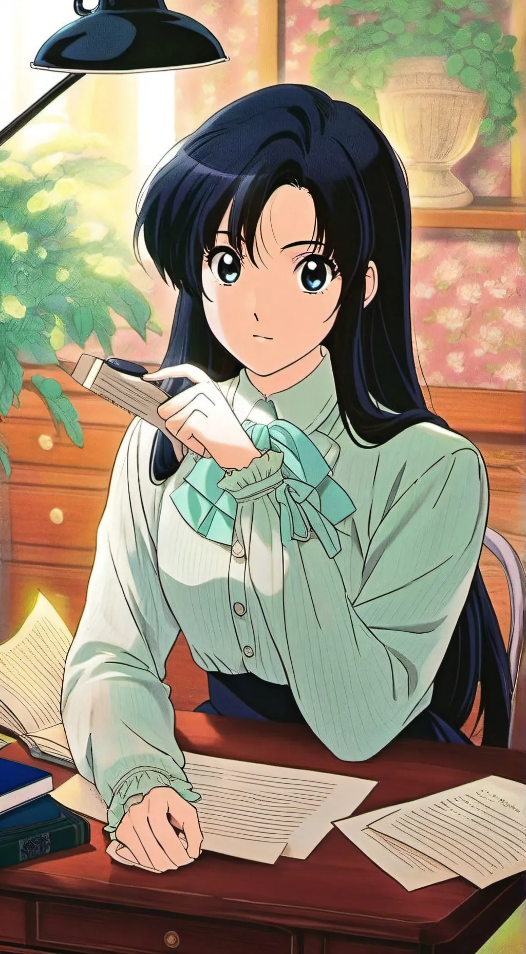 ai character: ....,....death background