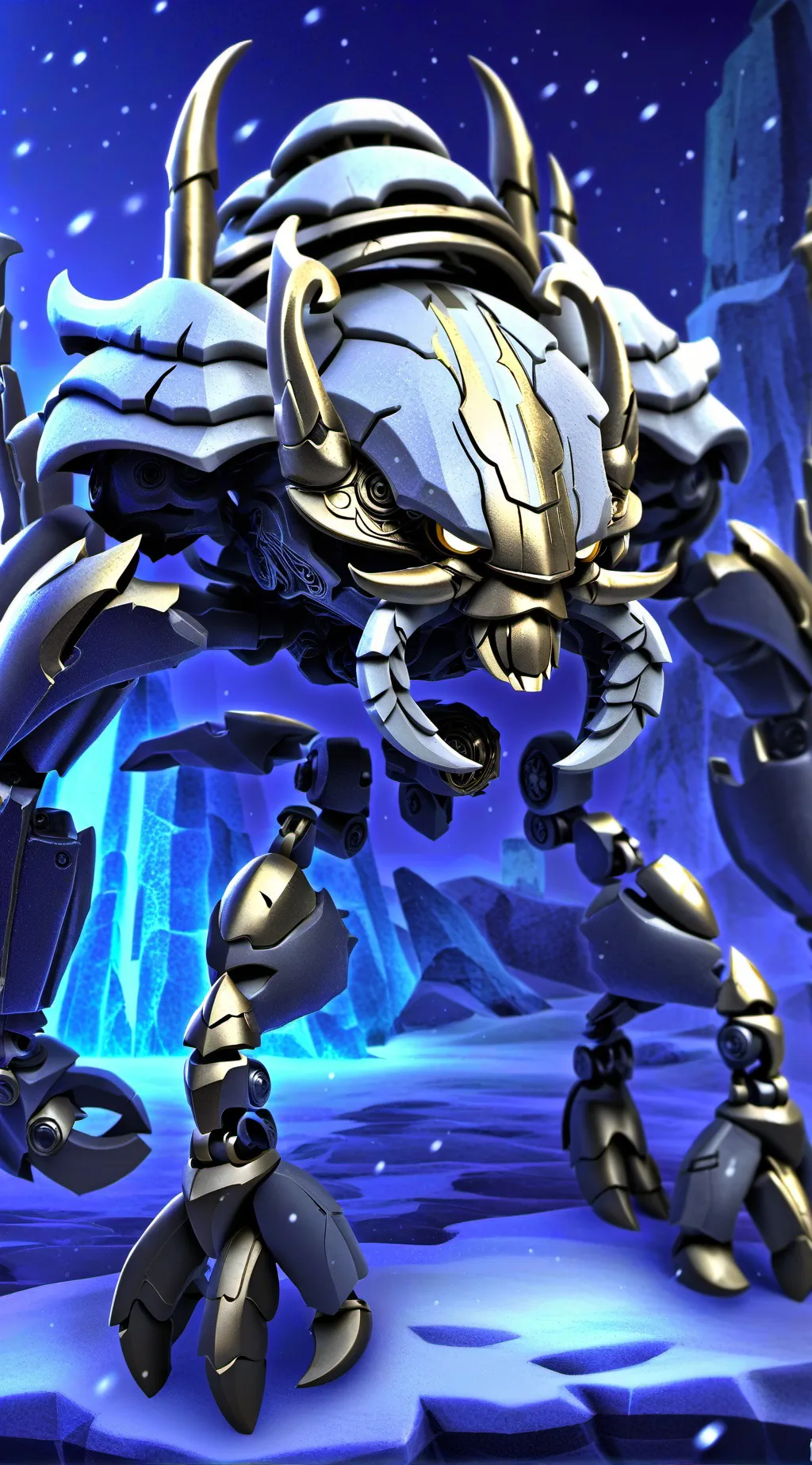 ai character: crabsten background