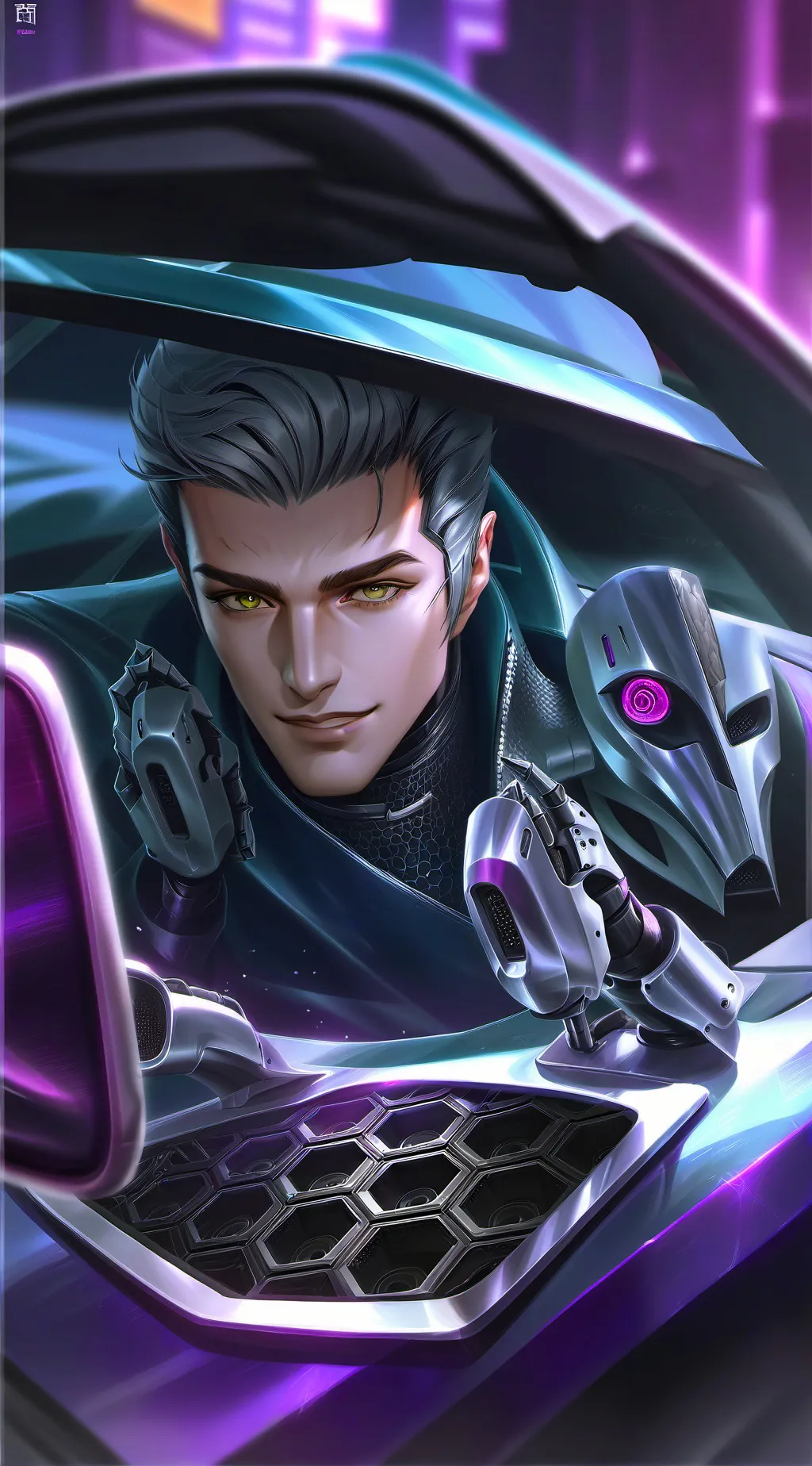 ai character: The Chaotic Cruise Control background