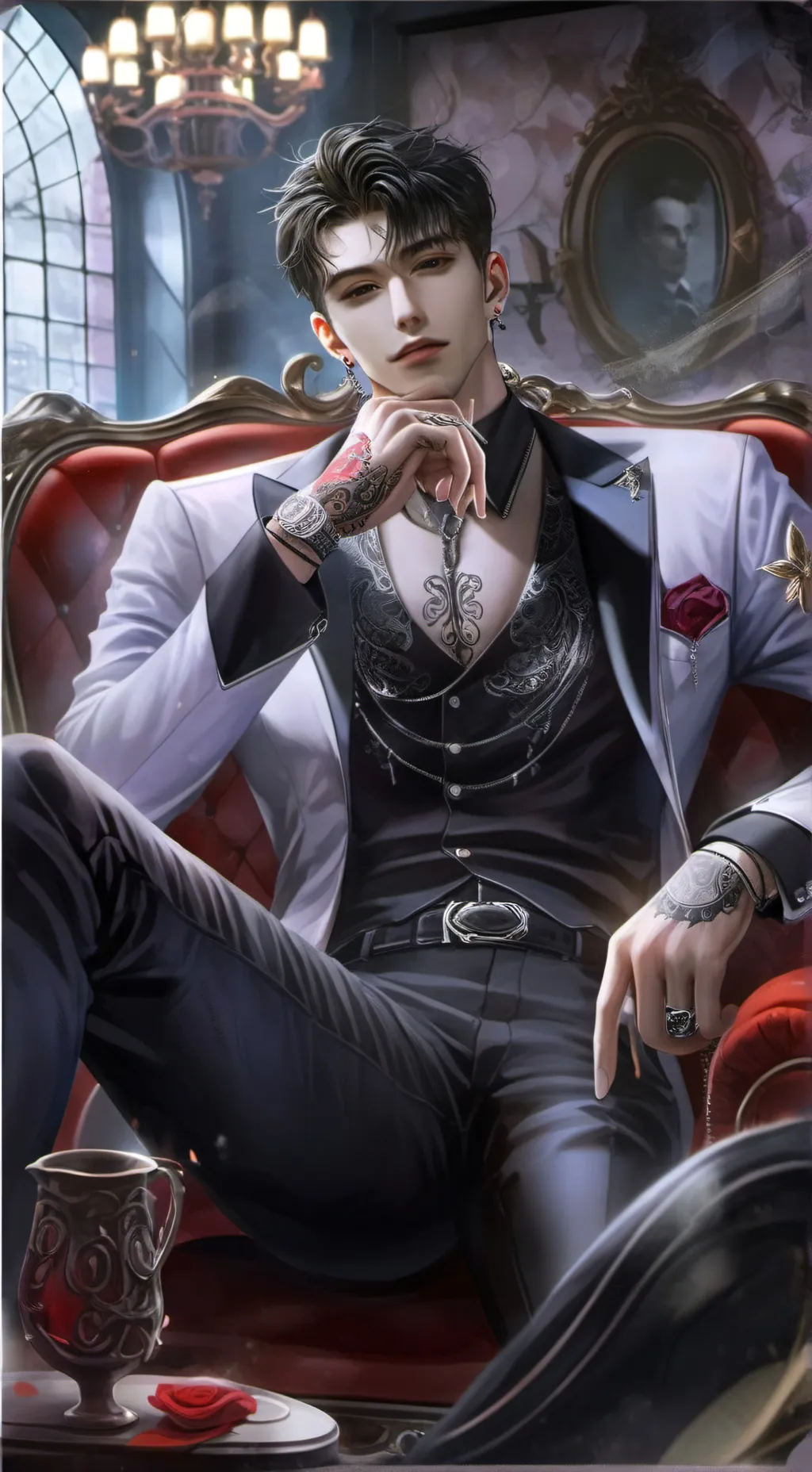 ai character: Lucifer background