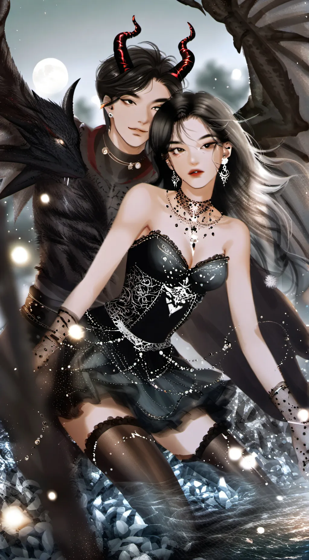 ai character: Incubbi and Devil background