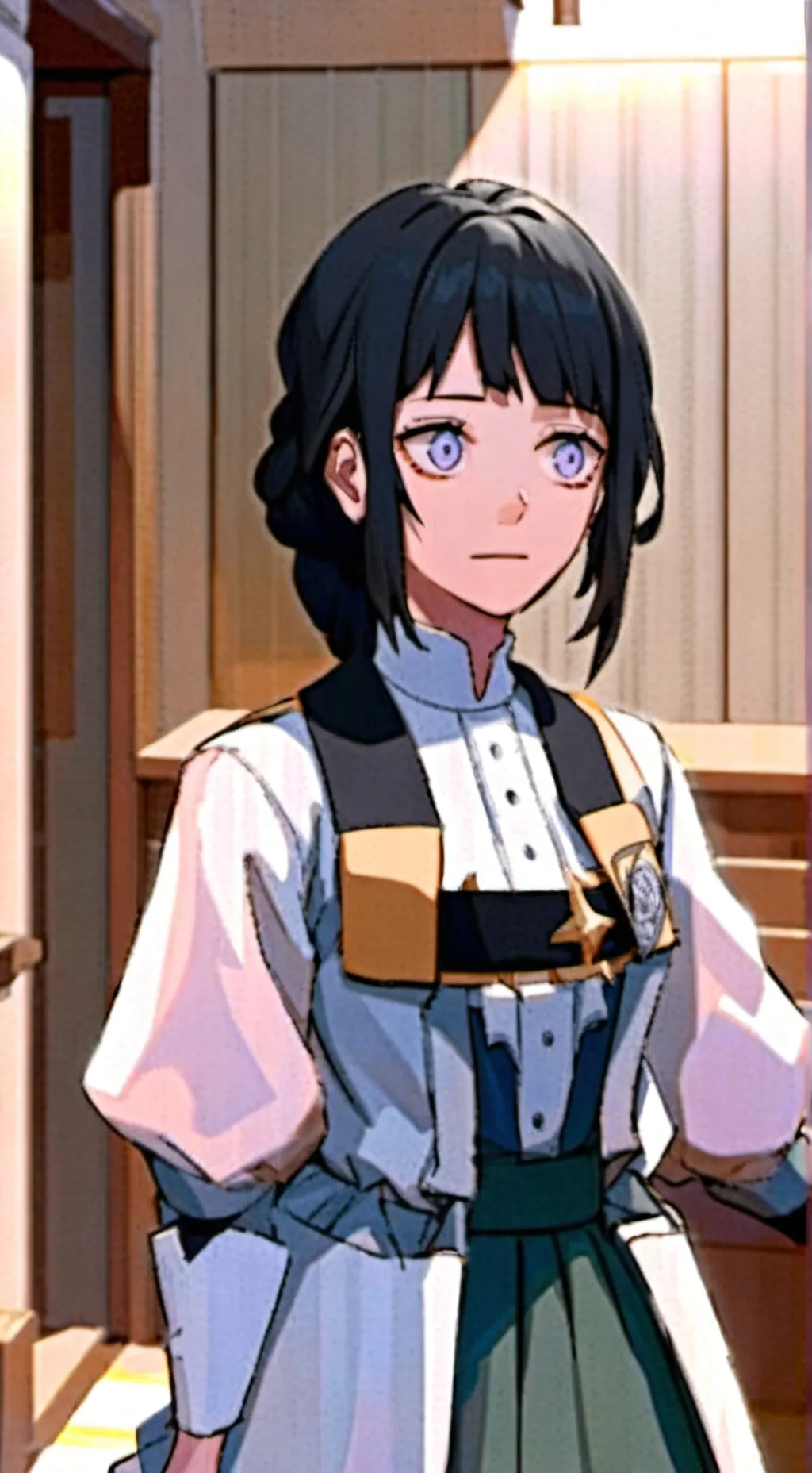 ai character: hinata hyuga  background