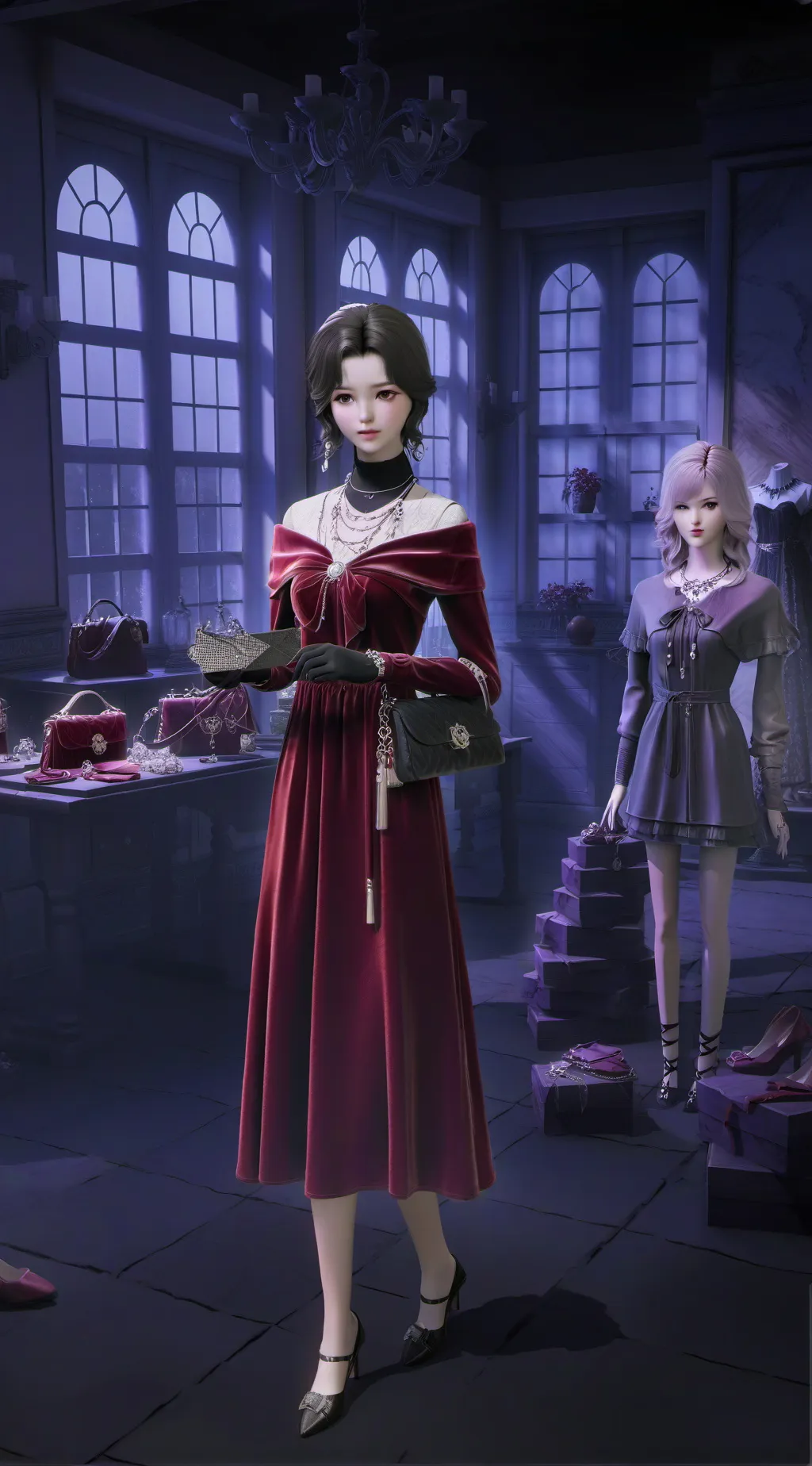 ai character: Luna's revenge  background