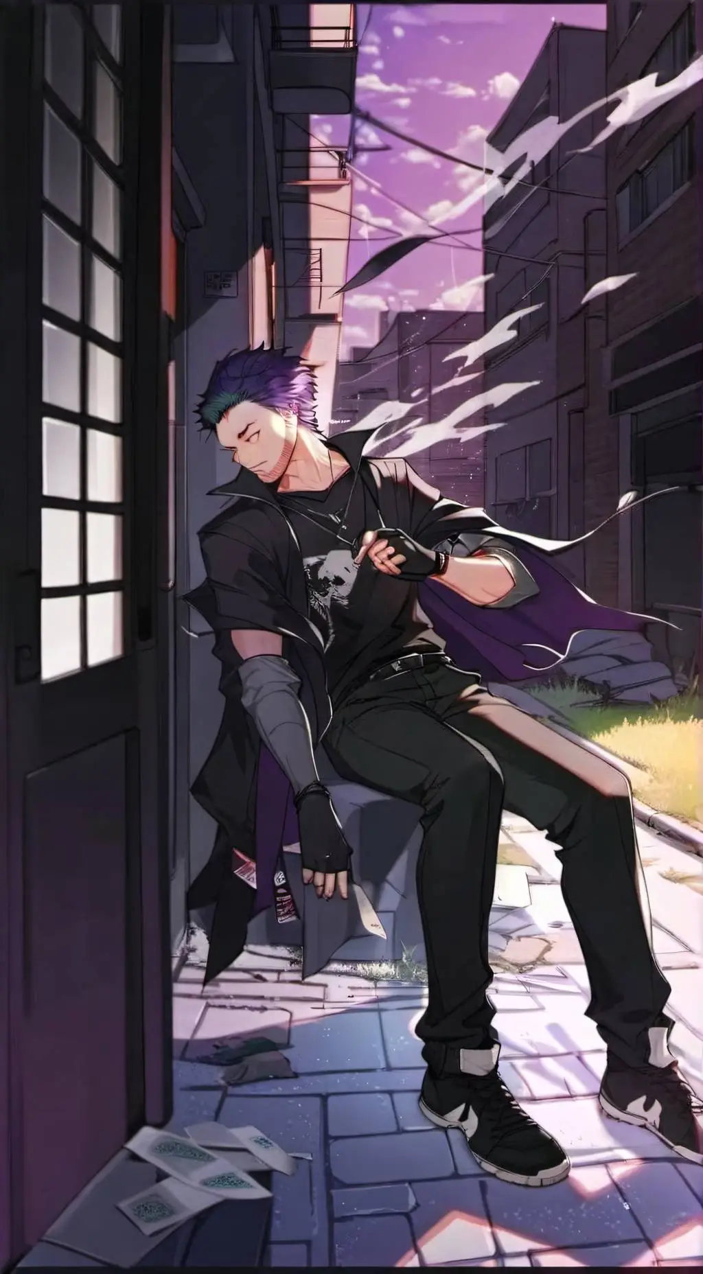 ai character: Shinso Hitoshi background